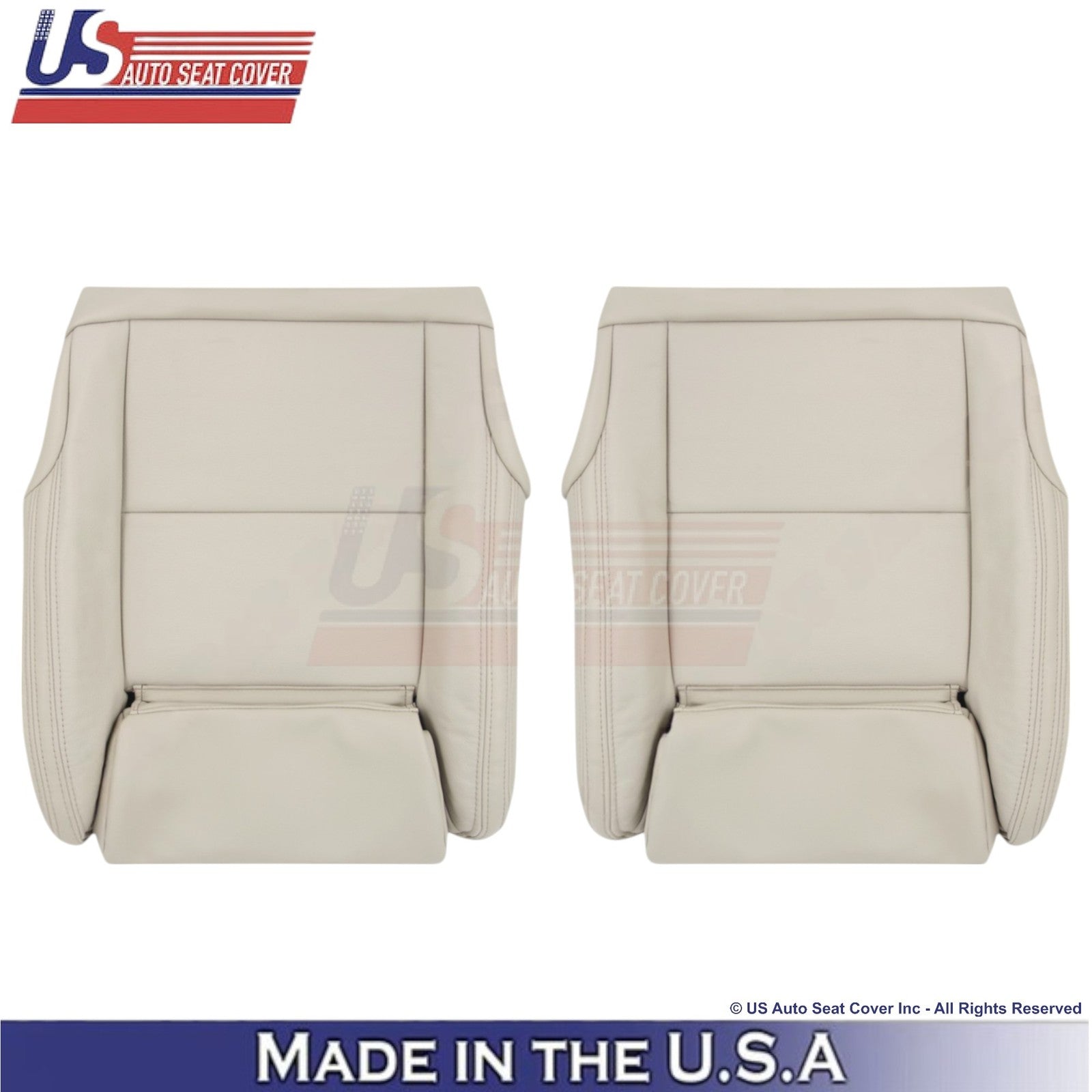 2016-2019 Fits Mercedes Benz CLA250 Front Bottom Leatherette Covers Sahara Beige
