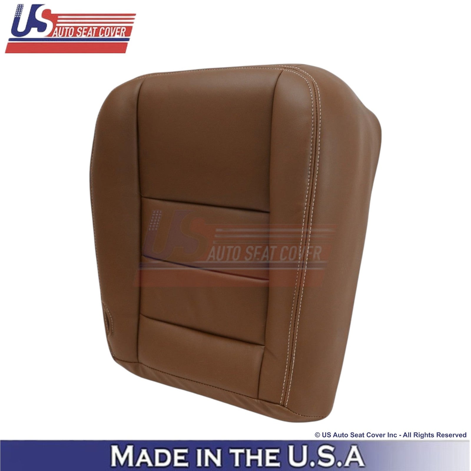 2003-2007 Fits Ford F250 F350 King Ranch Leatherette Front Driver Covers Brown