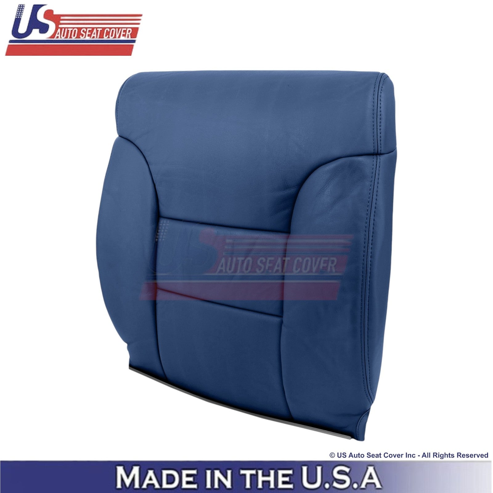 1995-1999 Fits Chevy Suburban Leatherette Front Top Replacement Covers Navy Blue