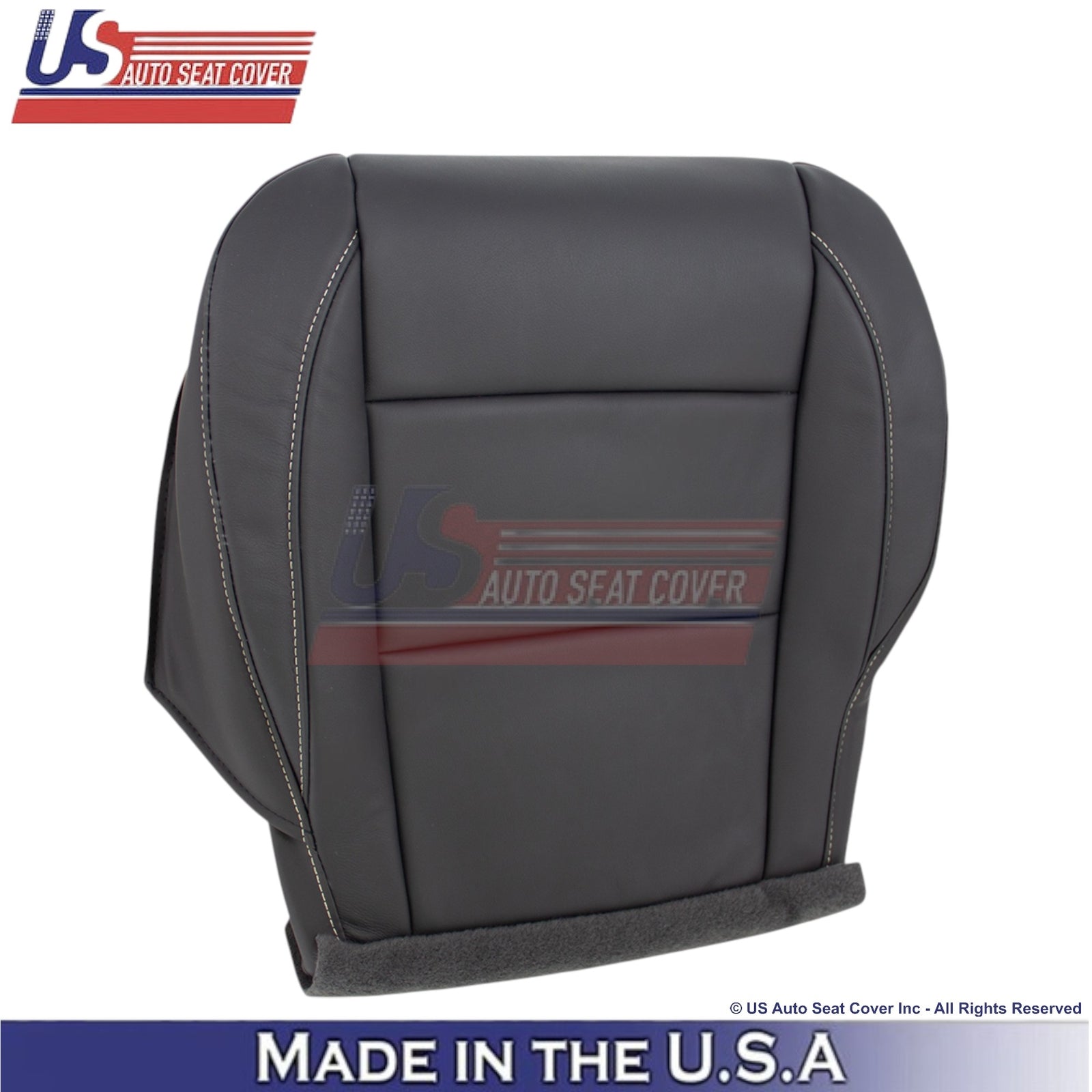 2010-2015 For Nissan Armada Platinum Genuine Leather Passenger Covers Charcoal