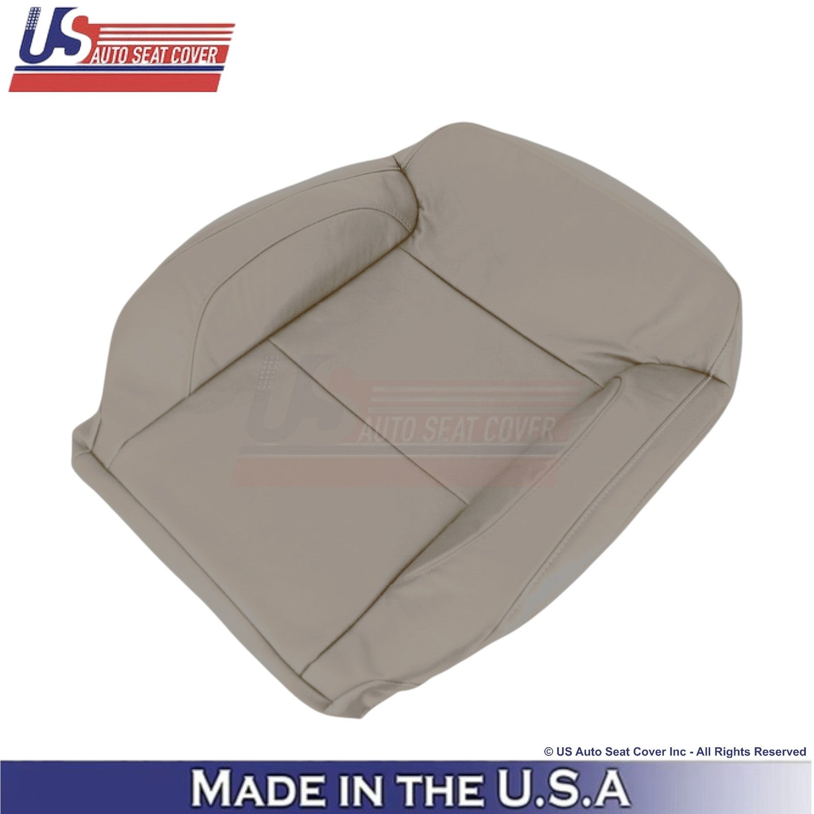 2014-2019 For Chevy Silverado 1500 LT Leatherette Passenger Side Covers Dune Tan