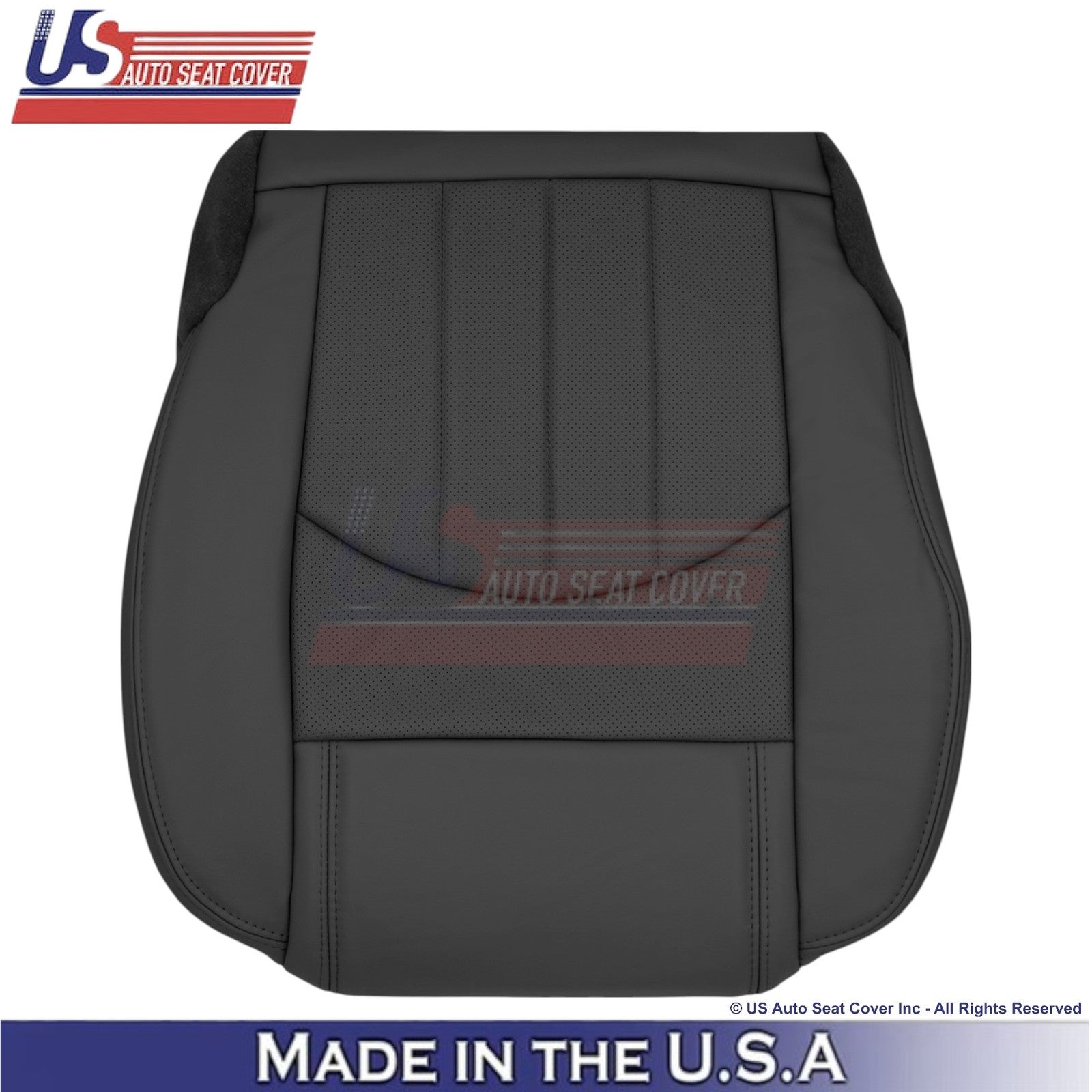 2013-2017 For Buick Enclave Leather Passenger Bottom Replacement Cover Ebony