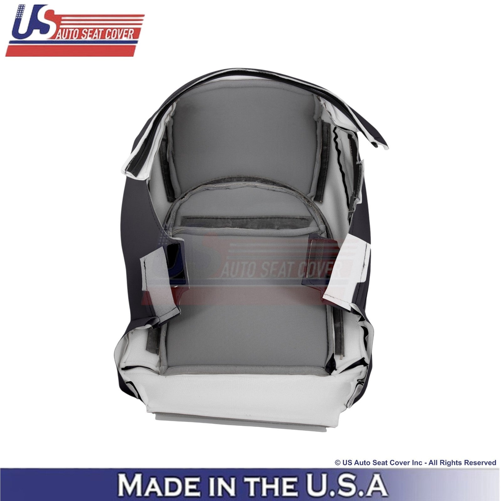 2008-2021 For Toyota Land Cruiser Leatherette Perf. Passenger Bottom Cover Black