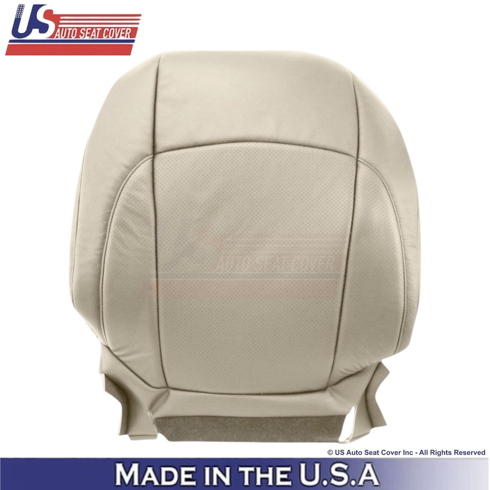 2007-2012 For Lexus ES350 Genuine Leather Front Passenger Covers Parchment Tan