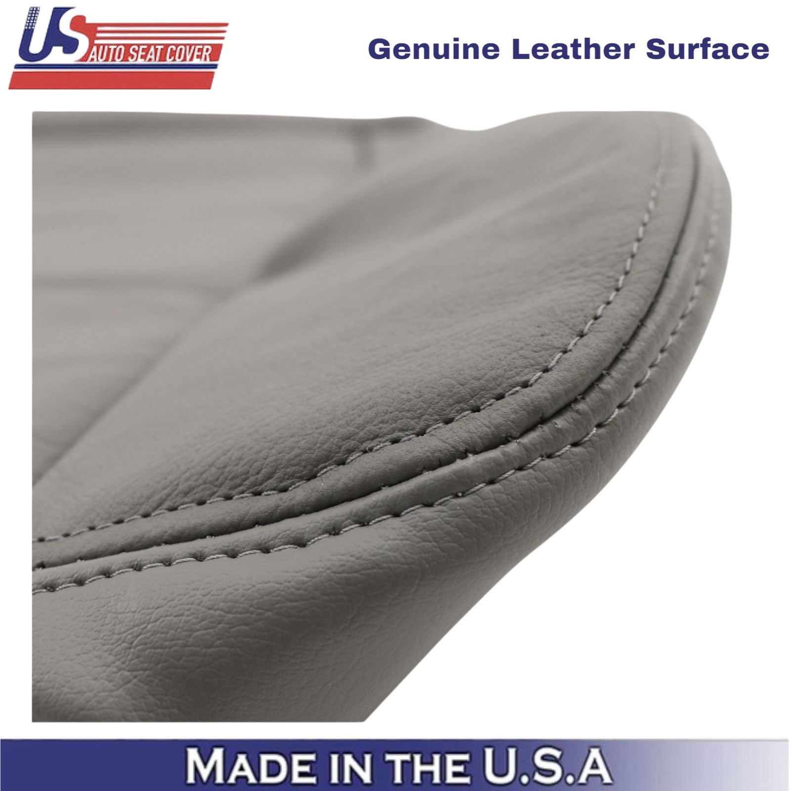 2001 to 2003 for Ford F150 Lariat leather Front Seat Covers Medium Graphite