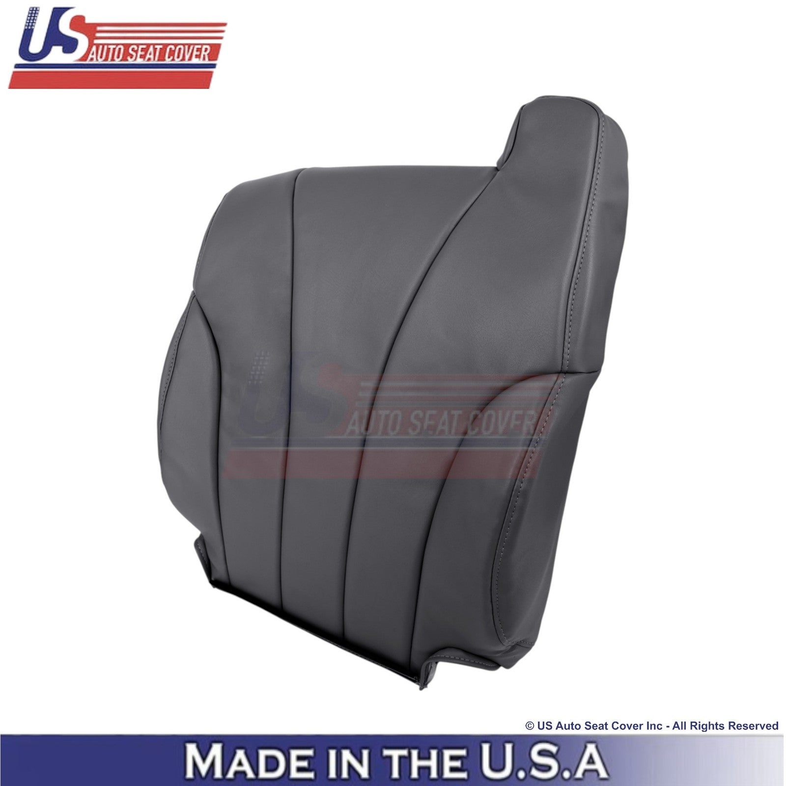 1999-2002 For Chevy Silverado W/T Leatherette Driver Top Cover Dark Graphite