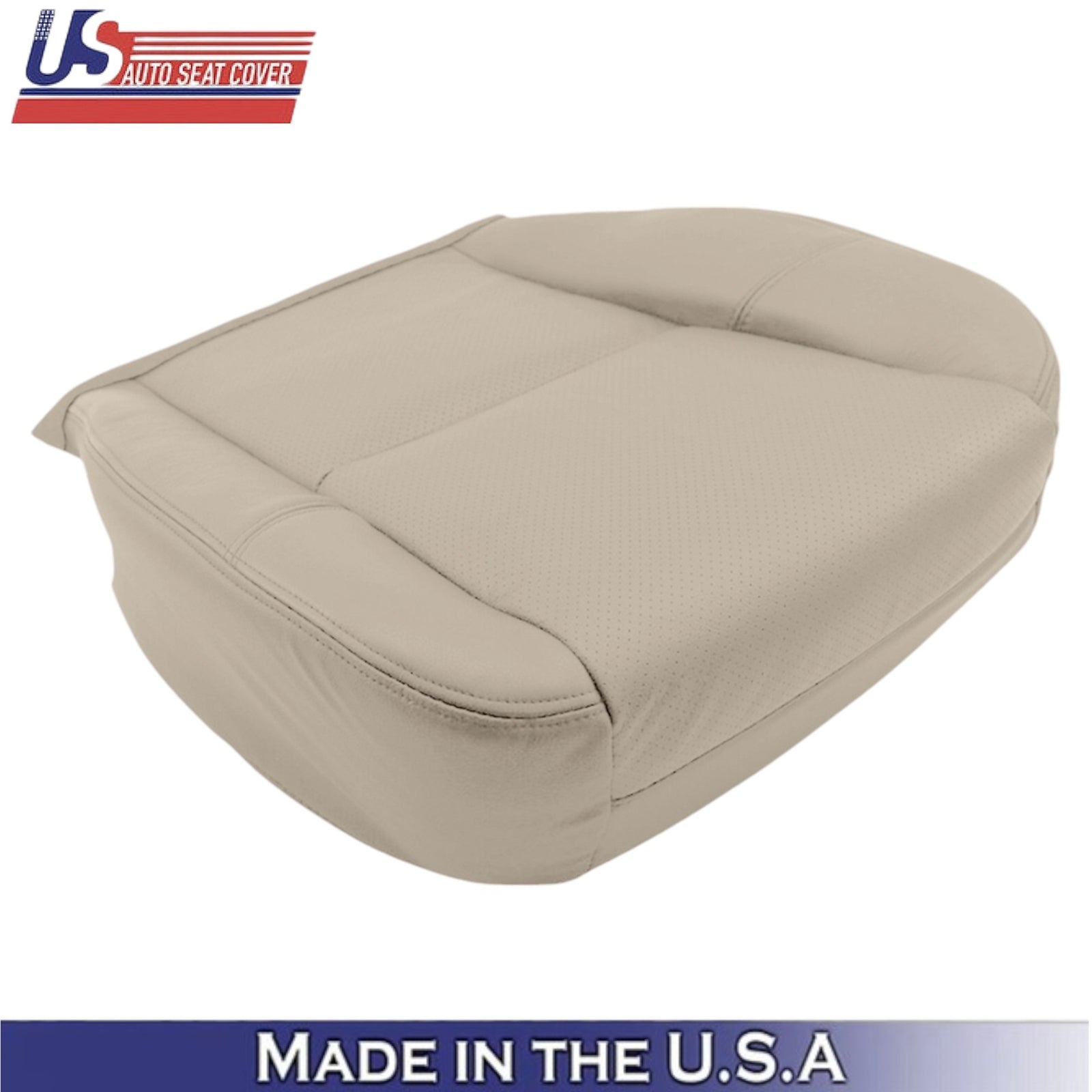 2009-2014 For GMC Sierra Denali Leatherette Front Bottom Covers Light Cashmere