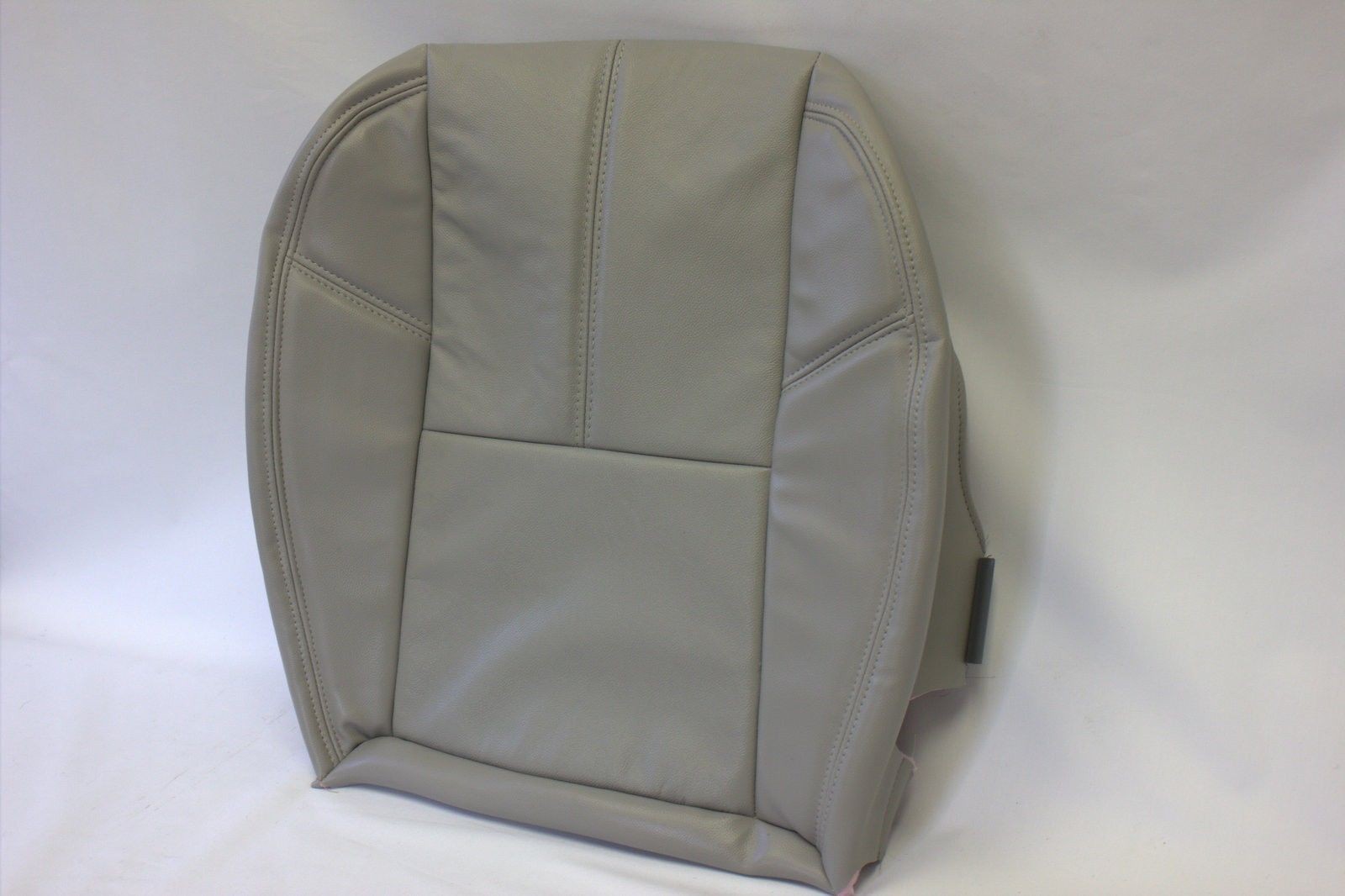 2007 to 2012 Chevy Silverado Driver Bottom Leather Seat Cover Gray