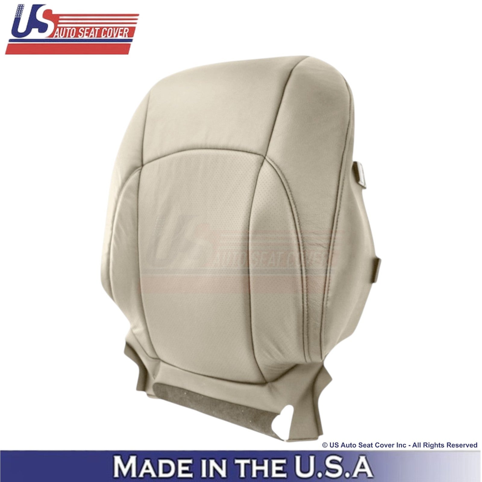2007-2012 For Lexus ES350 Genuine Leather Front Replacement Covers Parchment Tan