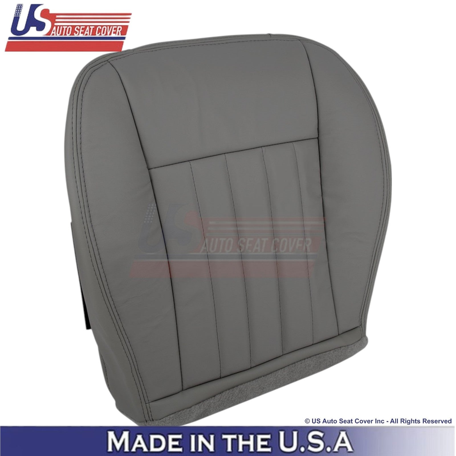 2005-2007 Fits Jeep Liberty Limited Bottom Genuine Leather Seat Covers Lt. Slate