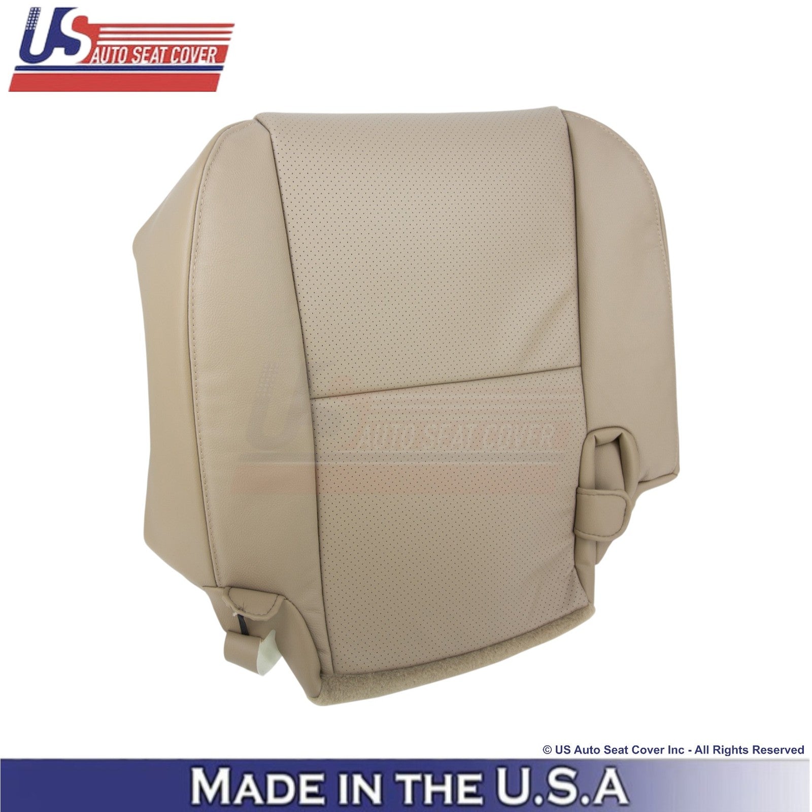2008-2014 For Toyota Sequoia Genuine Leather Perf. Rear Right Bottom Cover Sand