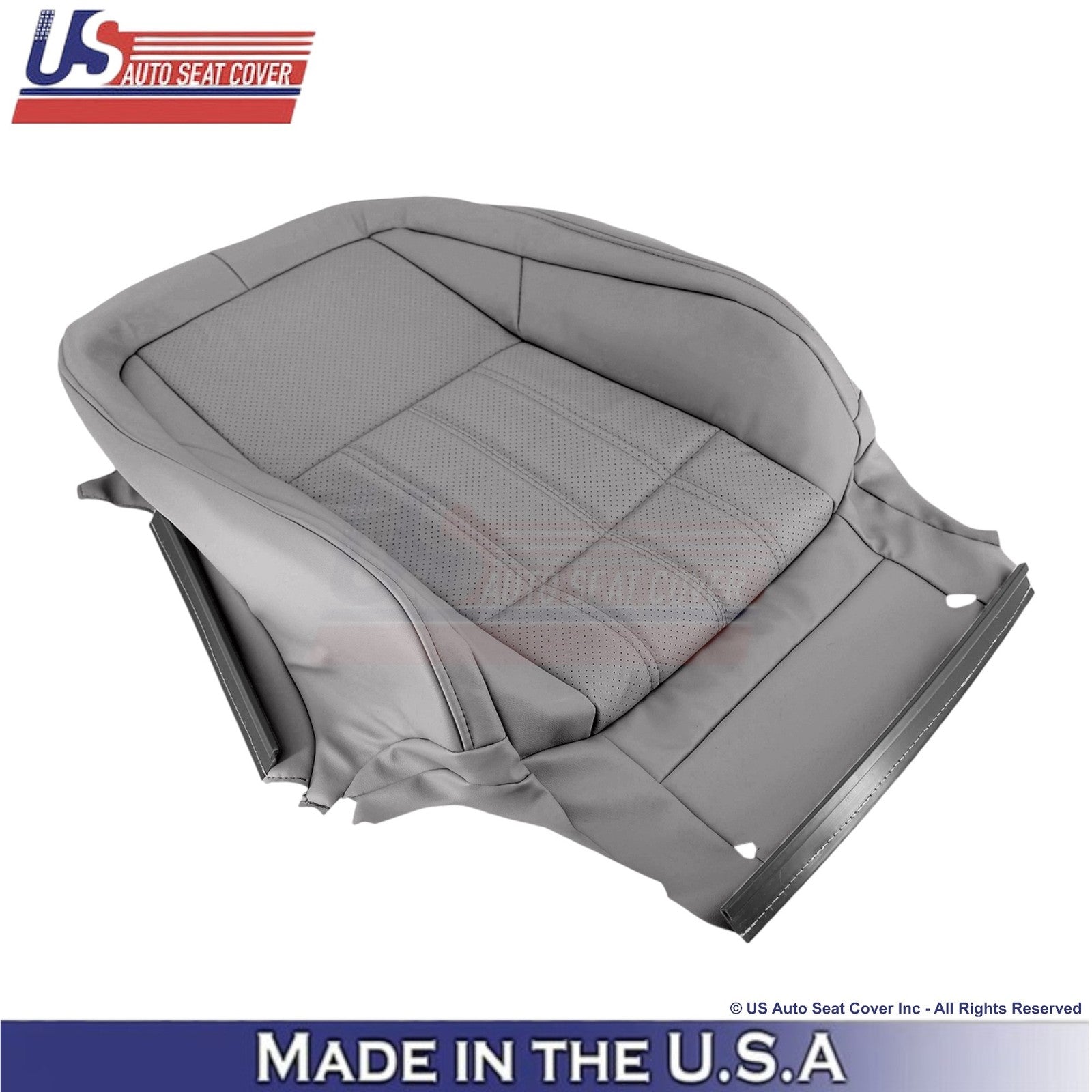 2016-2018 For Lexus ES 350 Genuine Leather Passenger Top Seat Cover Stratus Gray