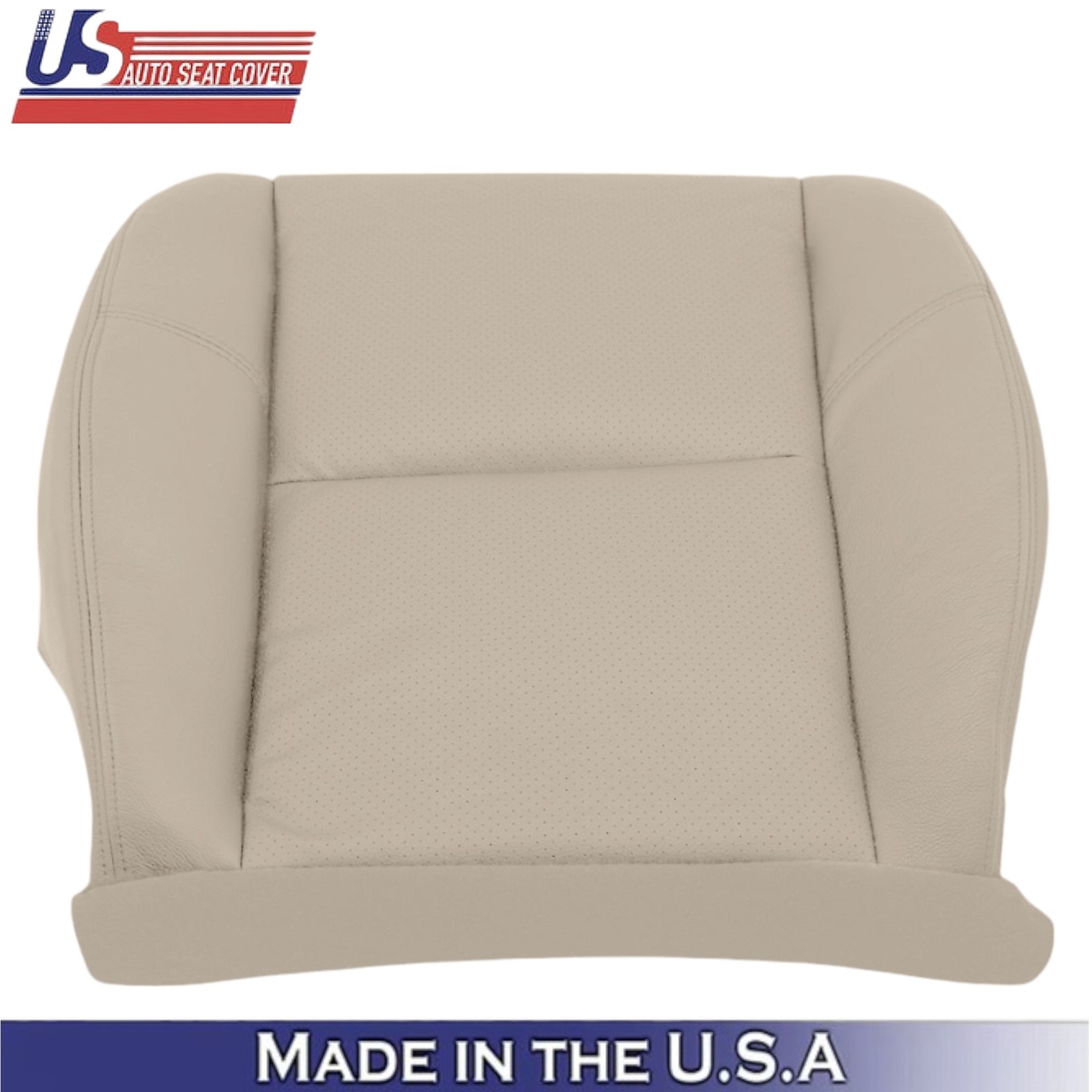 2009-2014 For GMC Sierra Denali Leatherette Front Seat Covers Light Cashmere