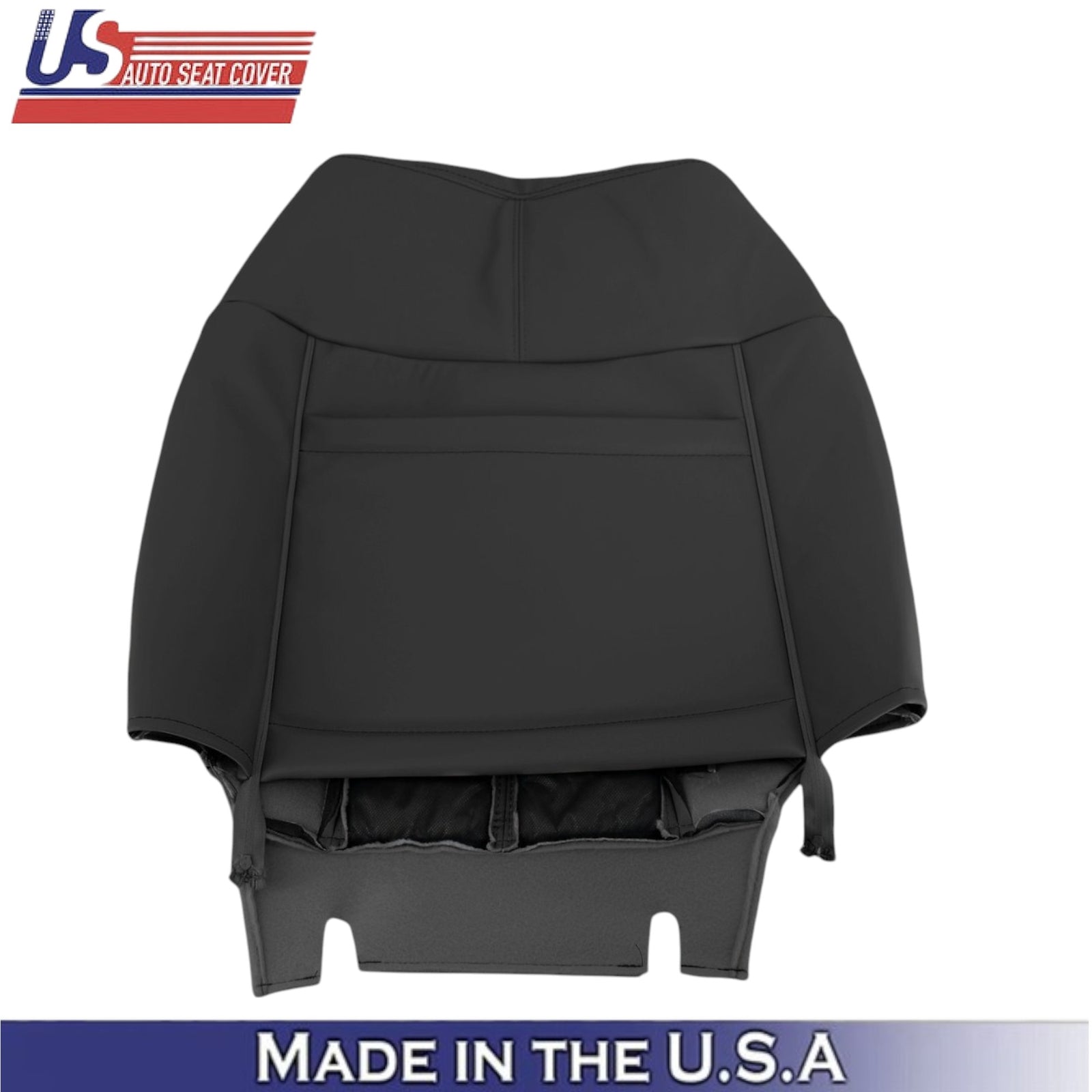 2011-2016 For Ford F250 F350 XL Leatherette Passenger Side Seat Covers Black