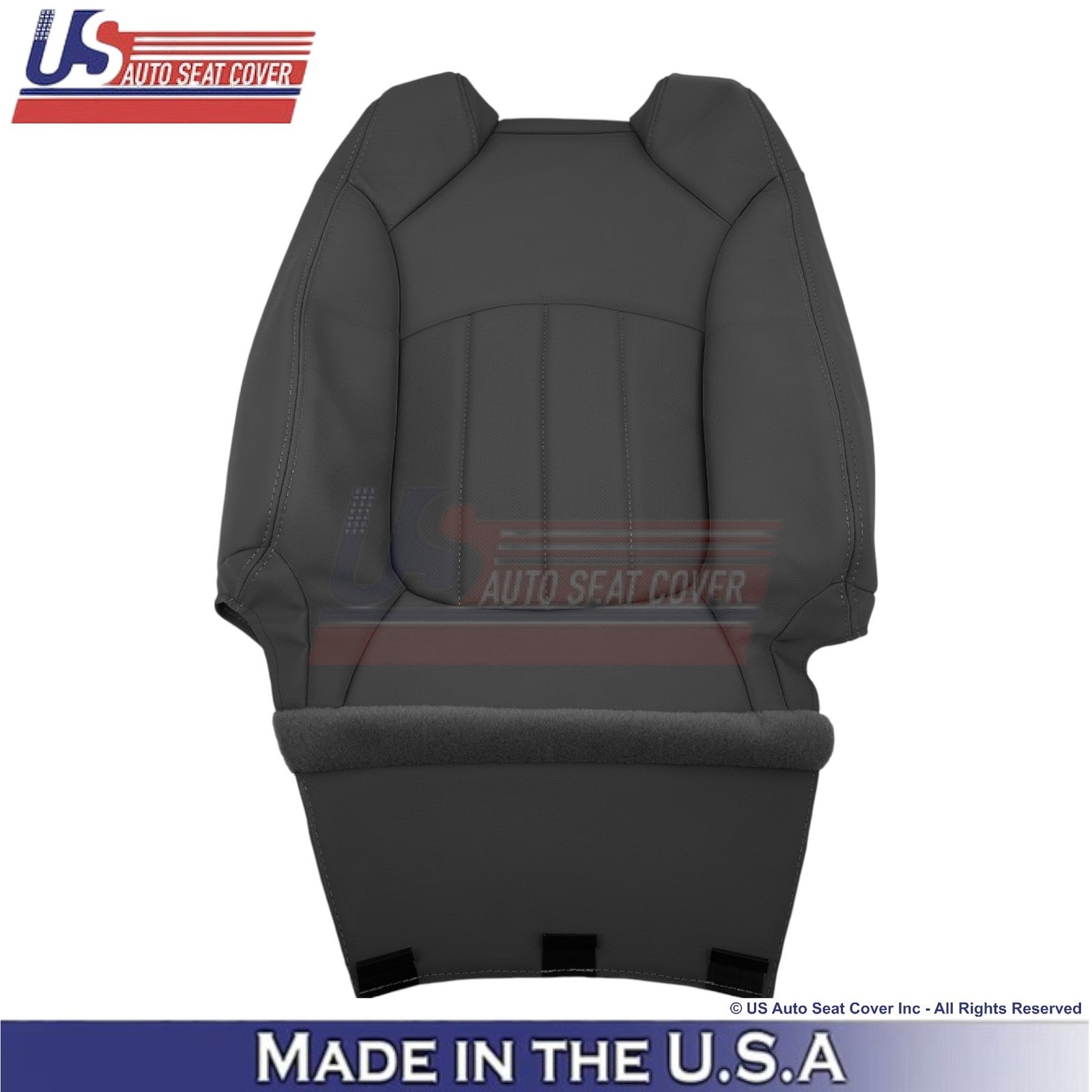 2013-2017 For Buick Enclave Leatherette Driver Replacement Seat Covers Ebony