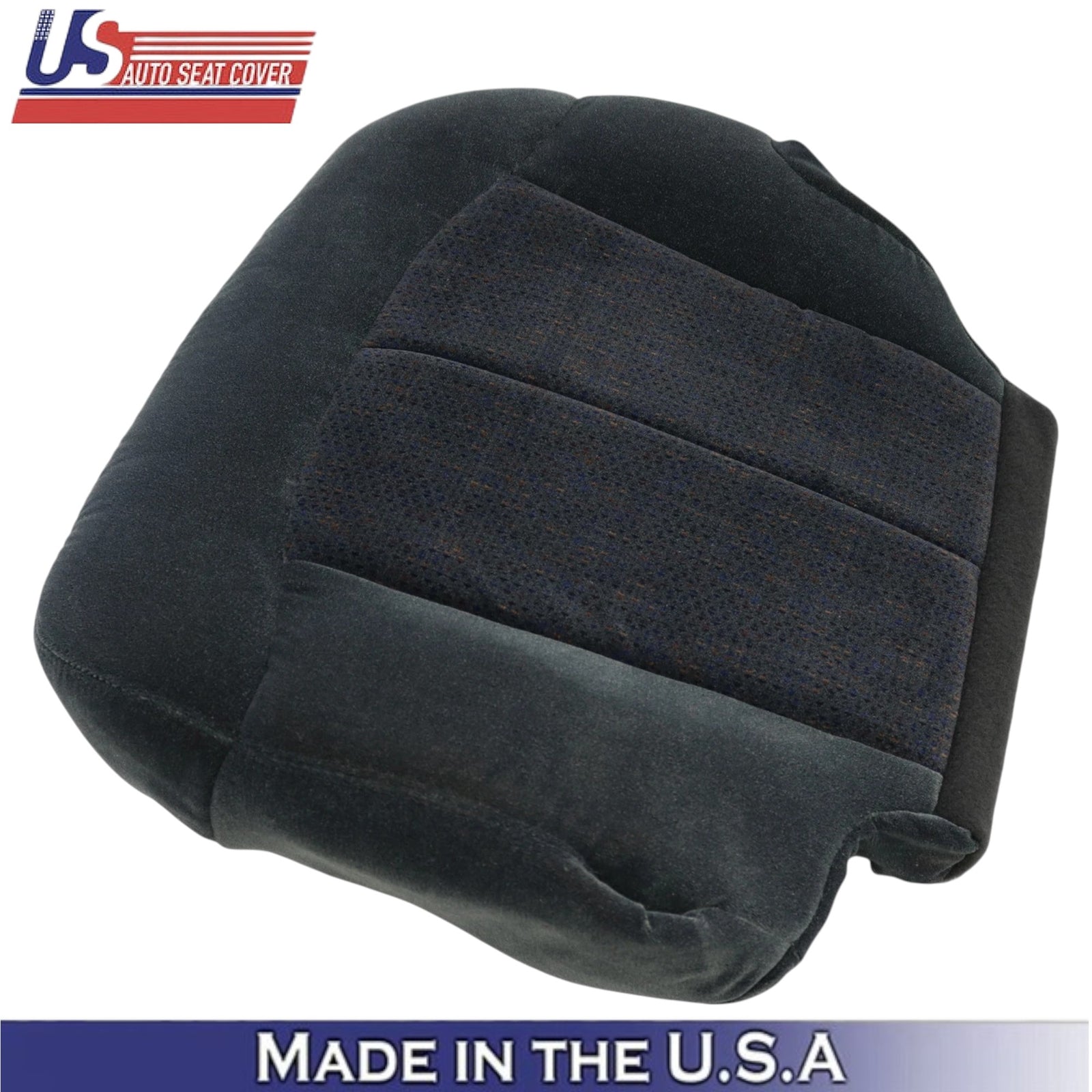 1999-2002 For Chevy Silverado 1500 2500 Cloth Driver Bottom Seat Cover Dk. Gray