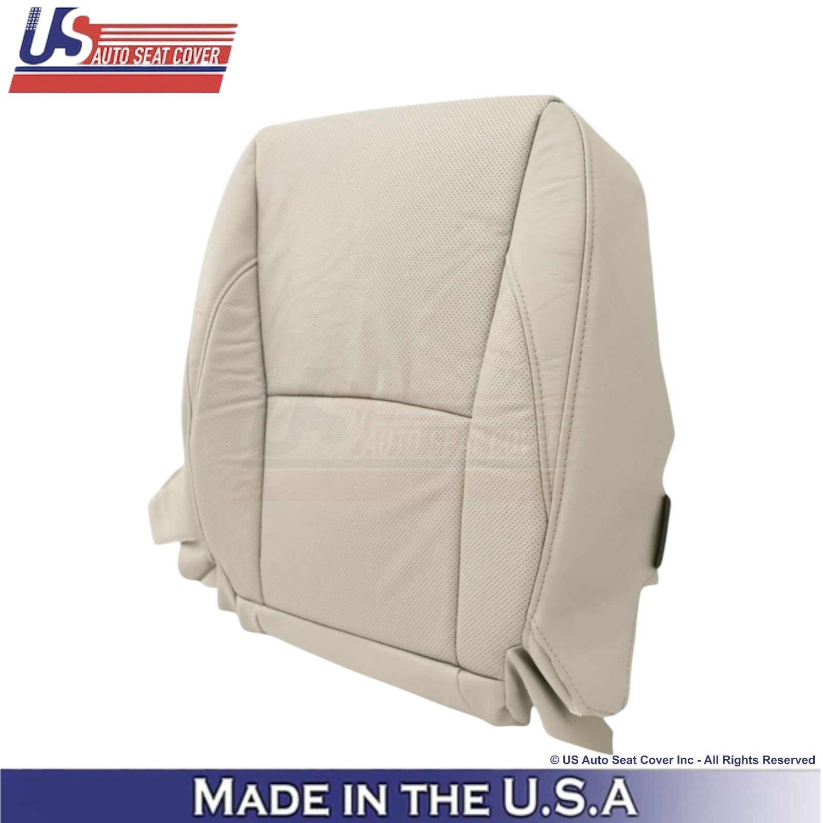 2007-2012 For Lexus ES350 Genuine Leather Front Driver Seat Covers Parchment Tan