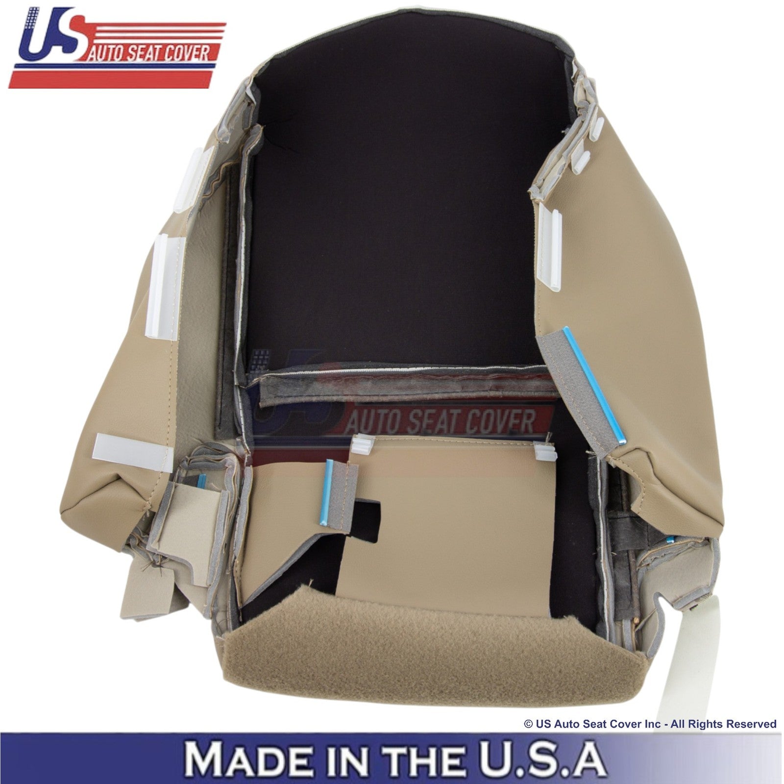 2011 Fits Toyota Tundra Genuine Leather Perf. Rear Left Bottom Cover Sand Beige