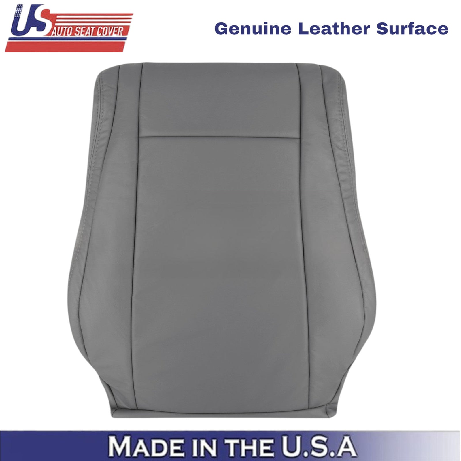 2007-2013 For Toyota Tundra Genuine Leather front Front Top Covers Graphite Gray