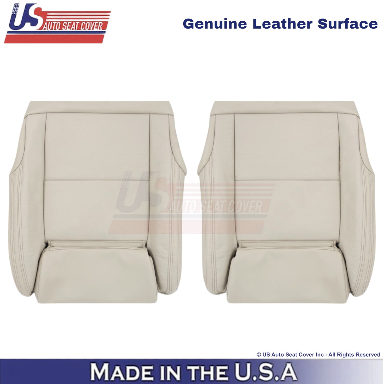 2016-2019 For Mercedes-Benz CLA250 Front Bottom Genuine Leather Covers Beige