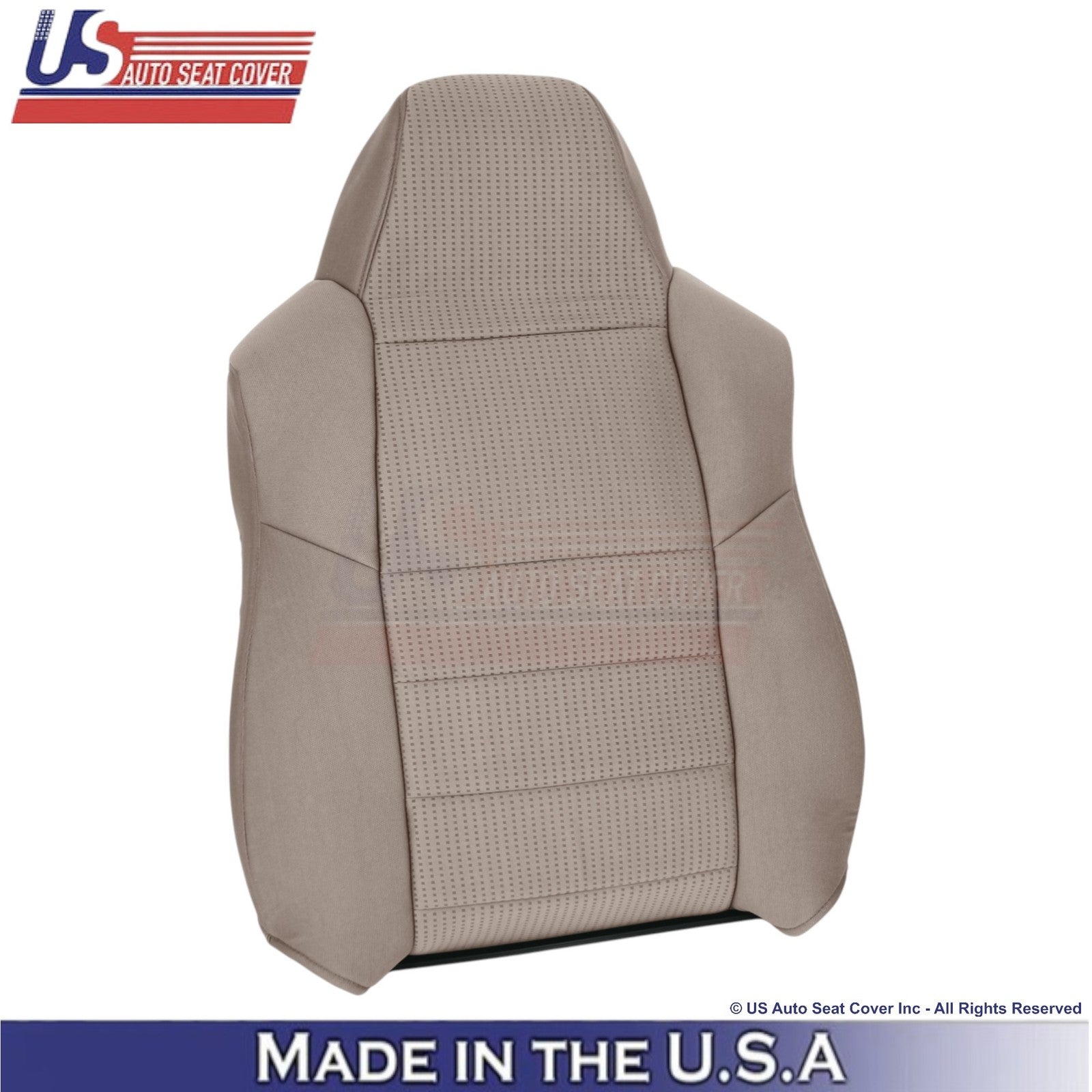 2008-2010 For Ford F-250 XLT Cloth Passenger Side Replacement Covers Camel Tan