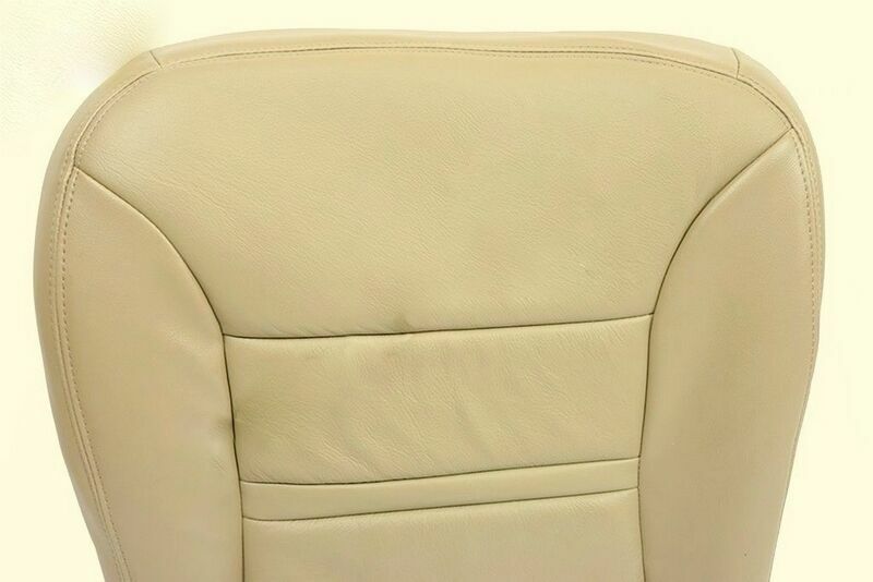 2000 2001 Ford Excursion Limited Driver Bottom Vinyl Seat Cover Tan