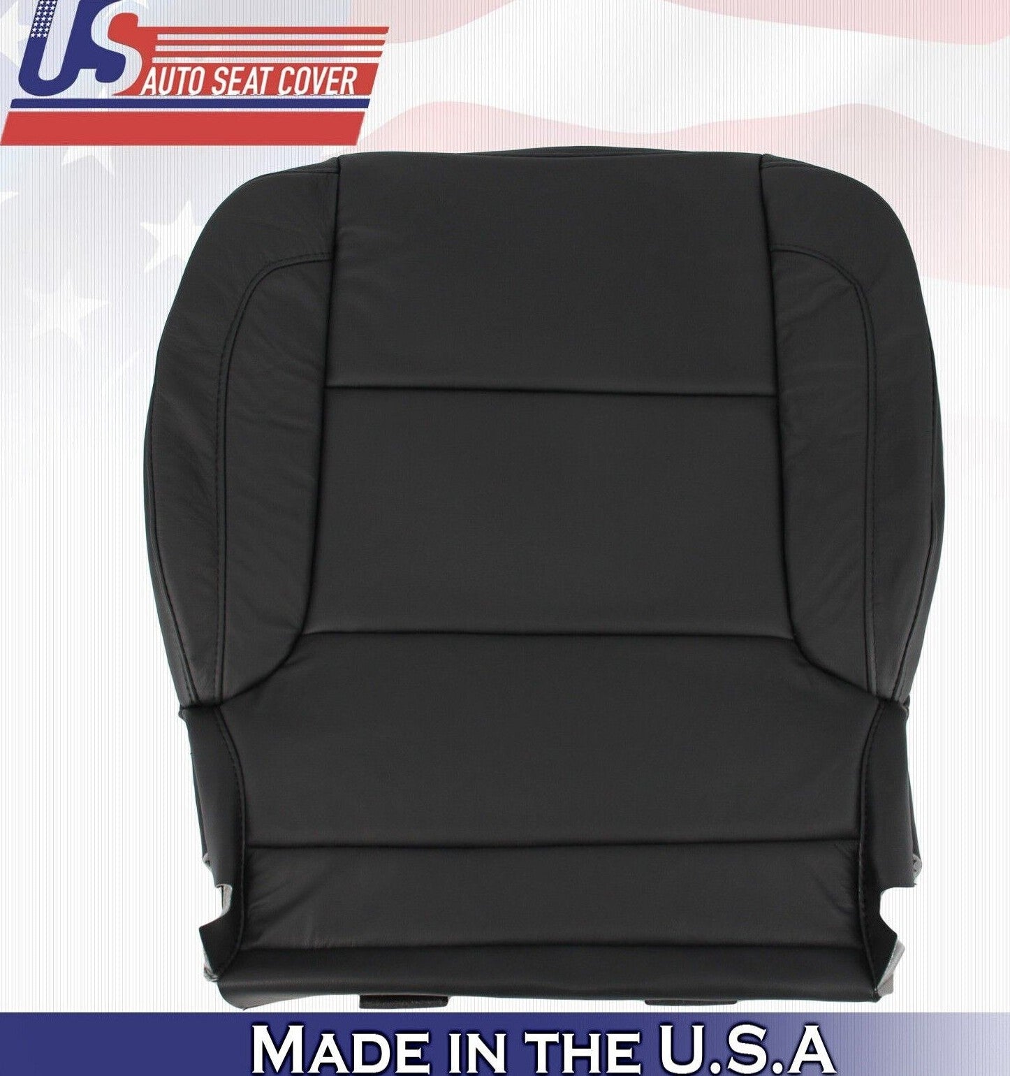 2018 2019 For Chevy Tahoe Driver Side Bottom Leather Seat Cover Black