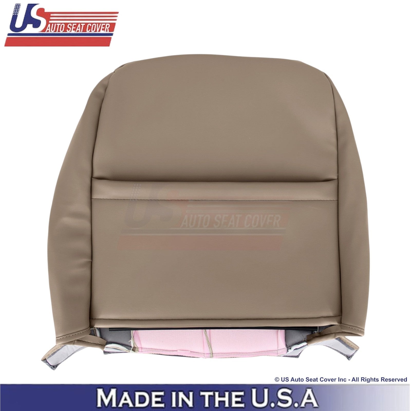 2001-2004 For Jeep Grand Cherokee Leatherette Front Seat Covers Sandstone Beige