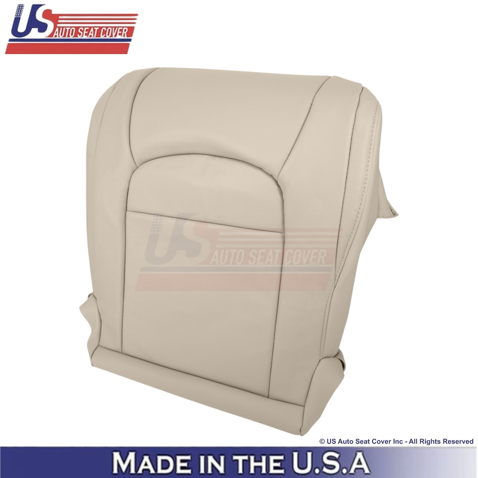 2008-2021 For Toyota Land Cruiser Leather Passenger Bottom Replacement Cover Tan