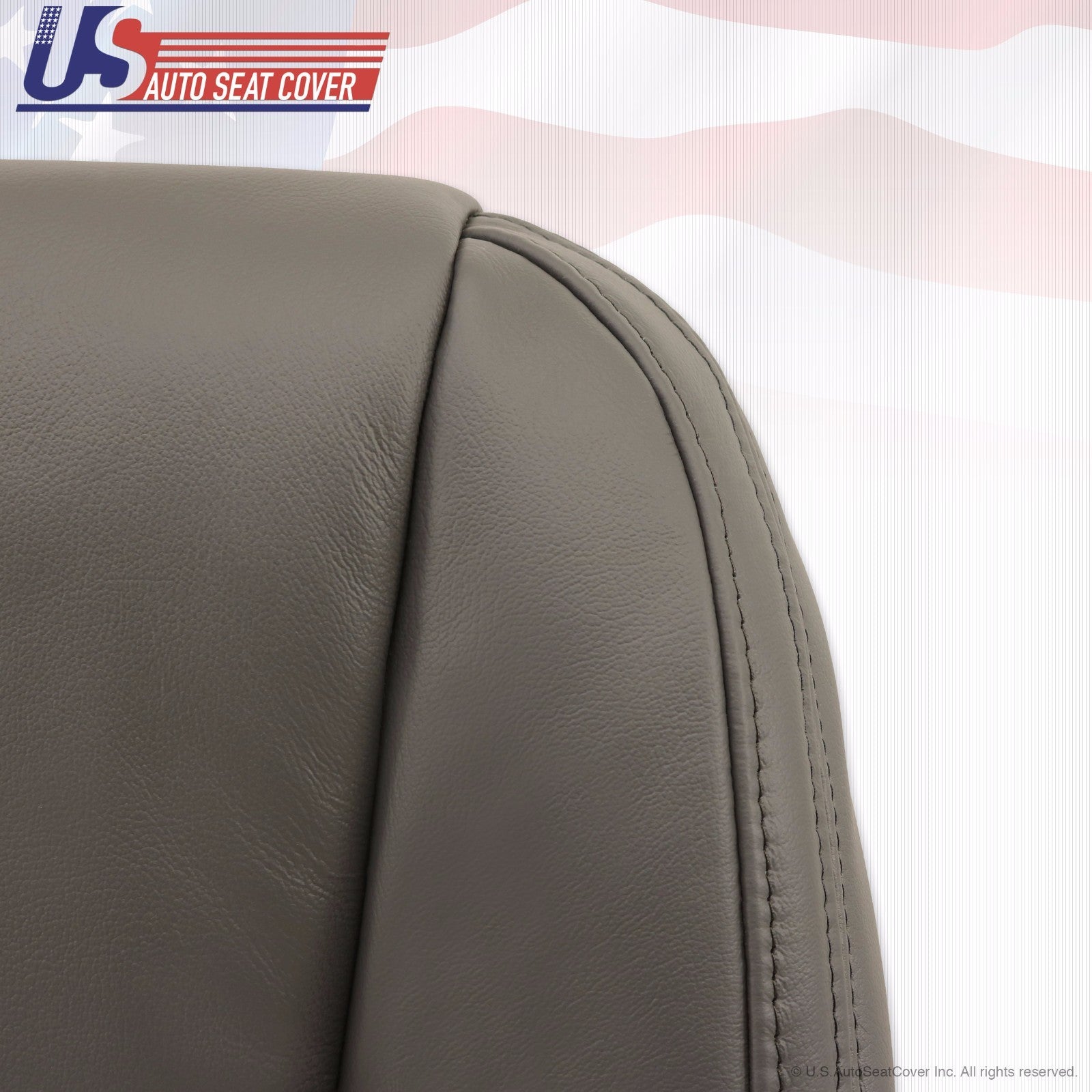 Fits 2003 04 Lexus GX470 Driver Bottom Replacement Leather Seat Cover Dark Gray