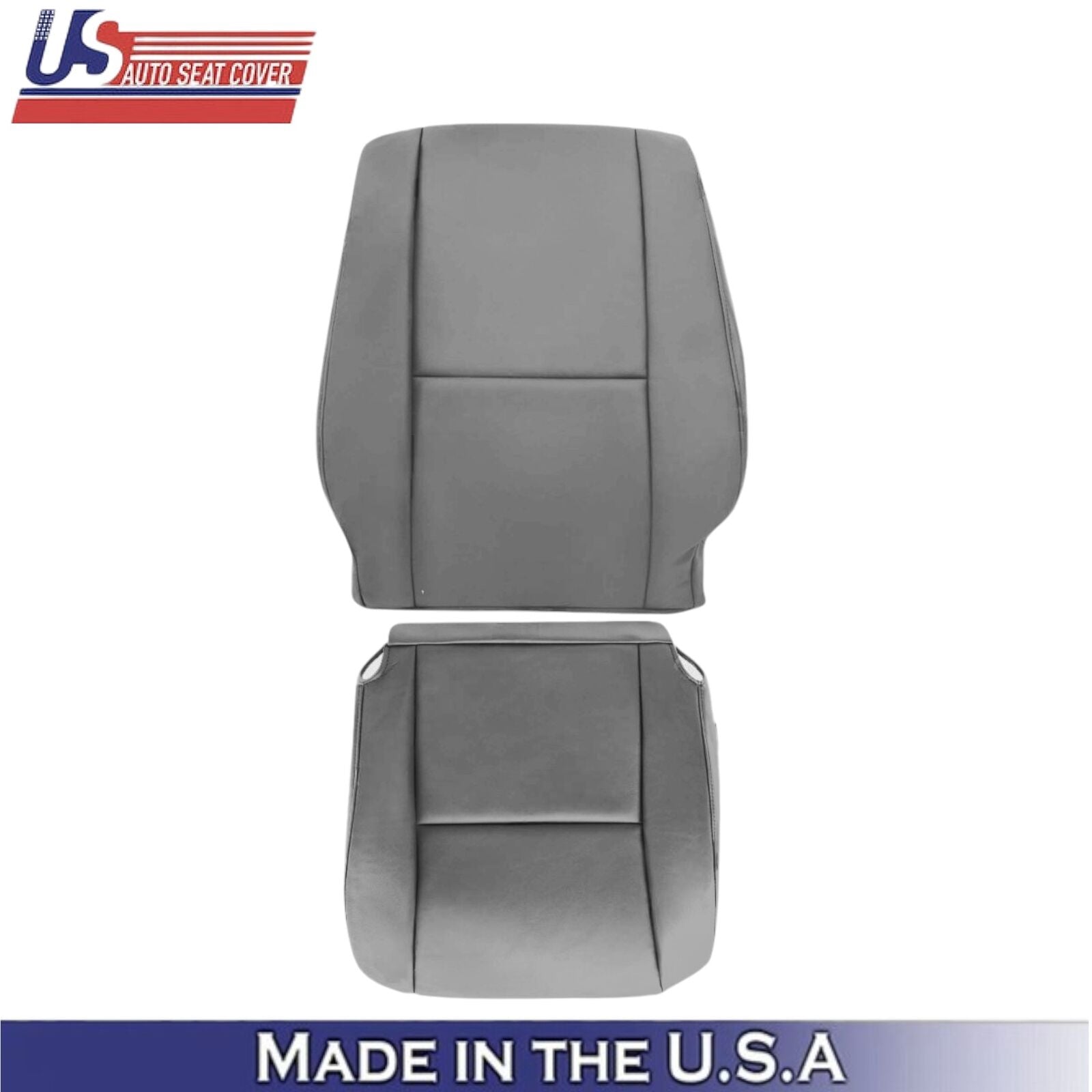 2005-2007 For Toyota Sequoia Genuine Leather Passenger Side Seat Covers Gray