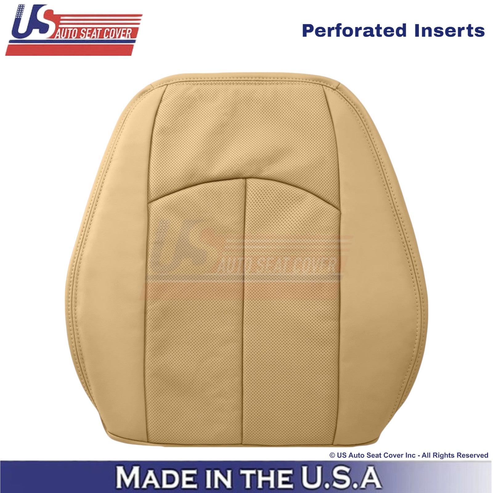 2002-2009 For Mercedes-Benz E-Class Leather Driver Top Replacement Cover Tan