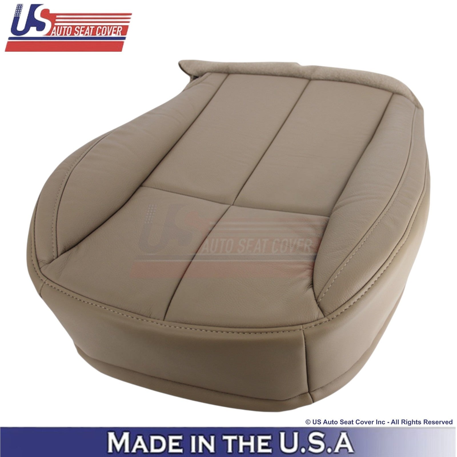 2001-2004 For Jeep Grand Cherokee Leatherette Front Seat Covers Sandstone Beige