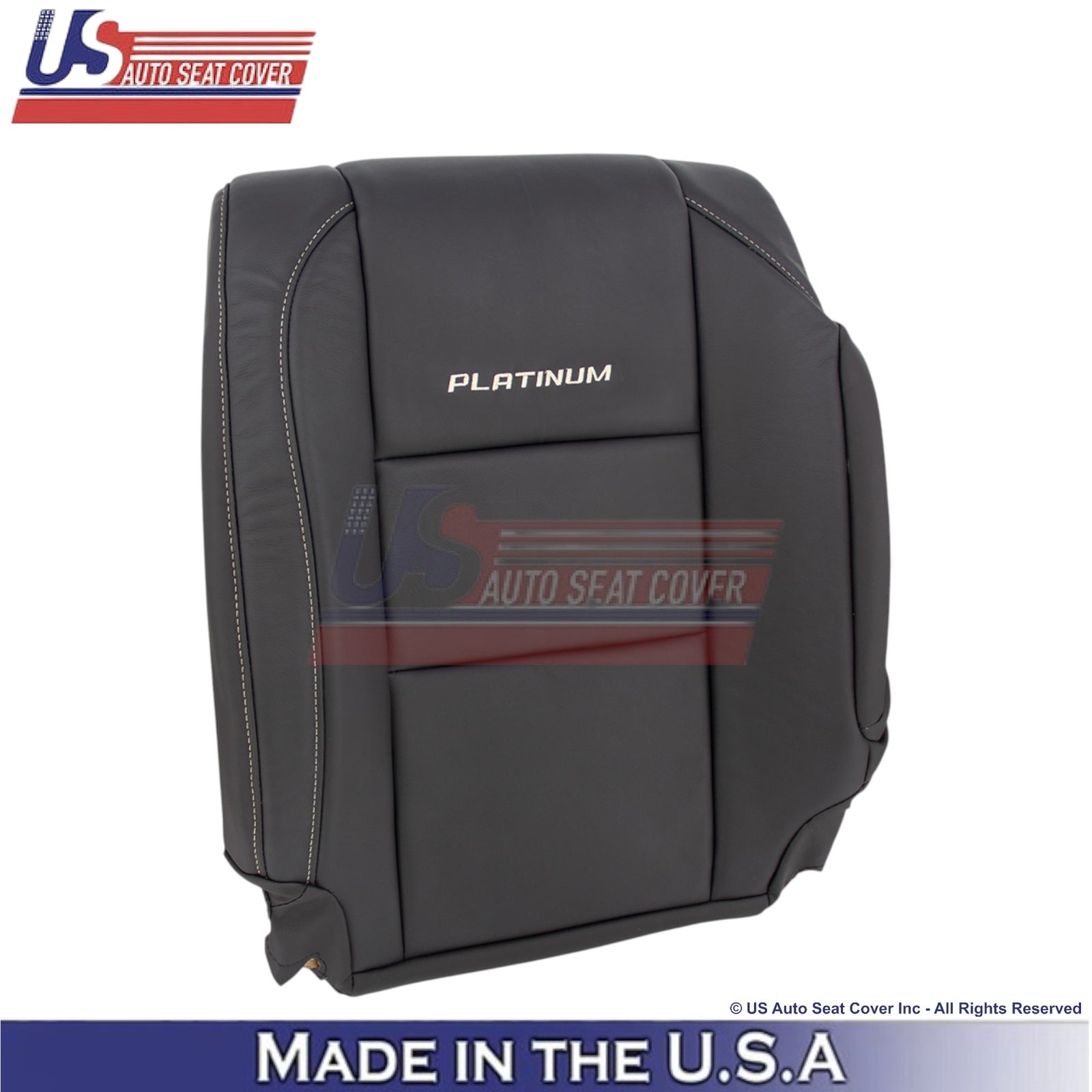 2010-2015 For Nissan Armada Platinum Genuine Leather Passenger Covers Charcoal