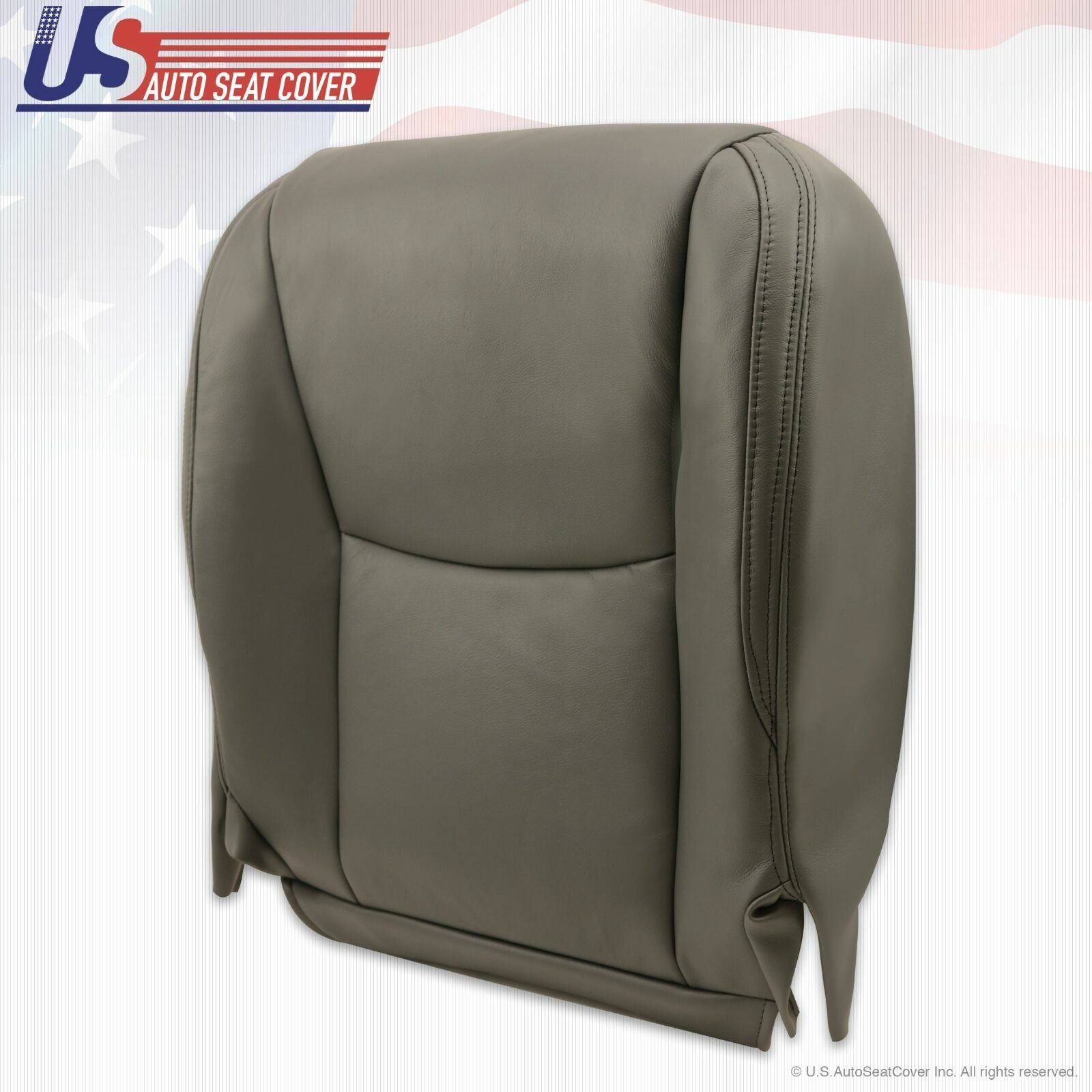 Fit 2003 Lexus GX470 Driver Passenger Bottom Replacement Leather Cover Dark Gray