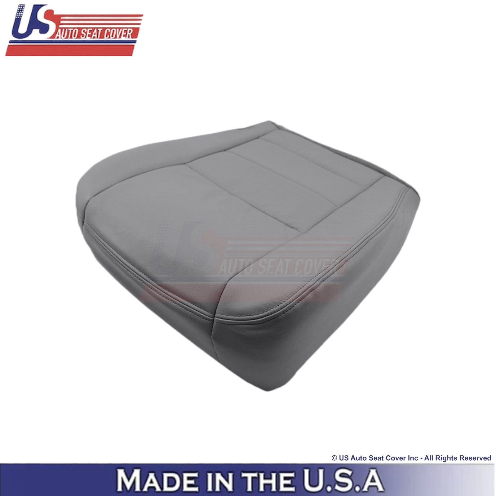 2003-2007 Fits Ford F250 F350 Lariat Leatherette  Front Bottom OEM Covers Gray