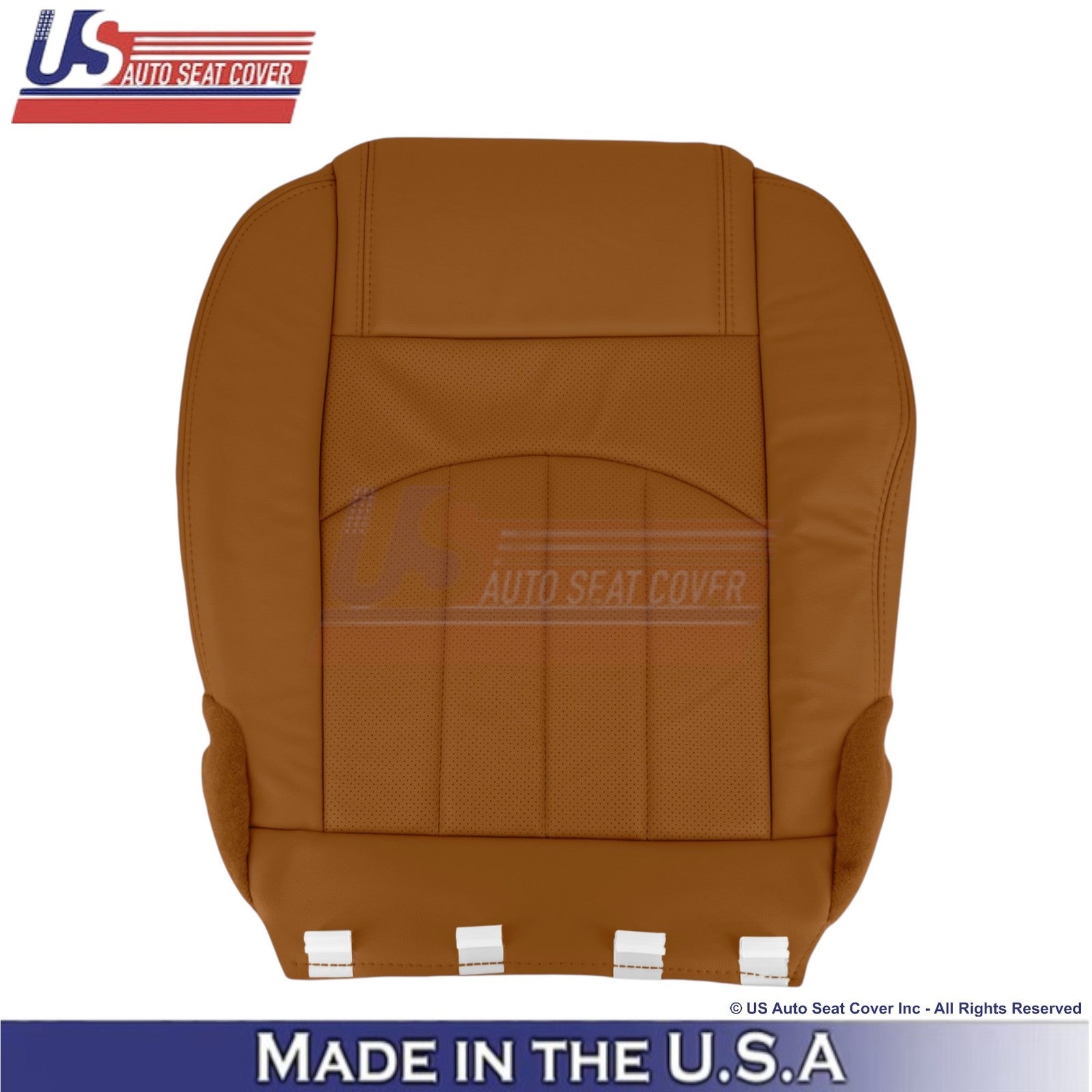 2013-2014 Fits Chevy Traverse Leatherette Perforated Front Seat Covers Mojave