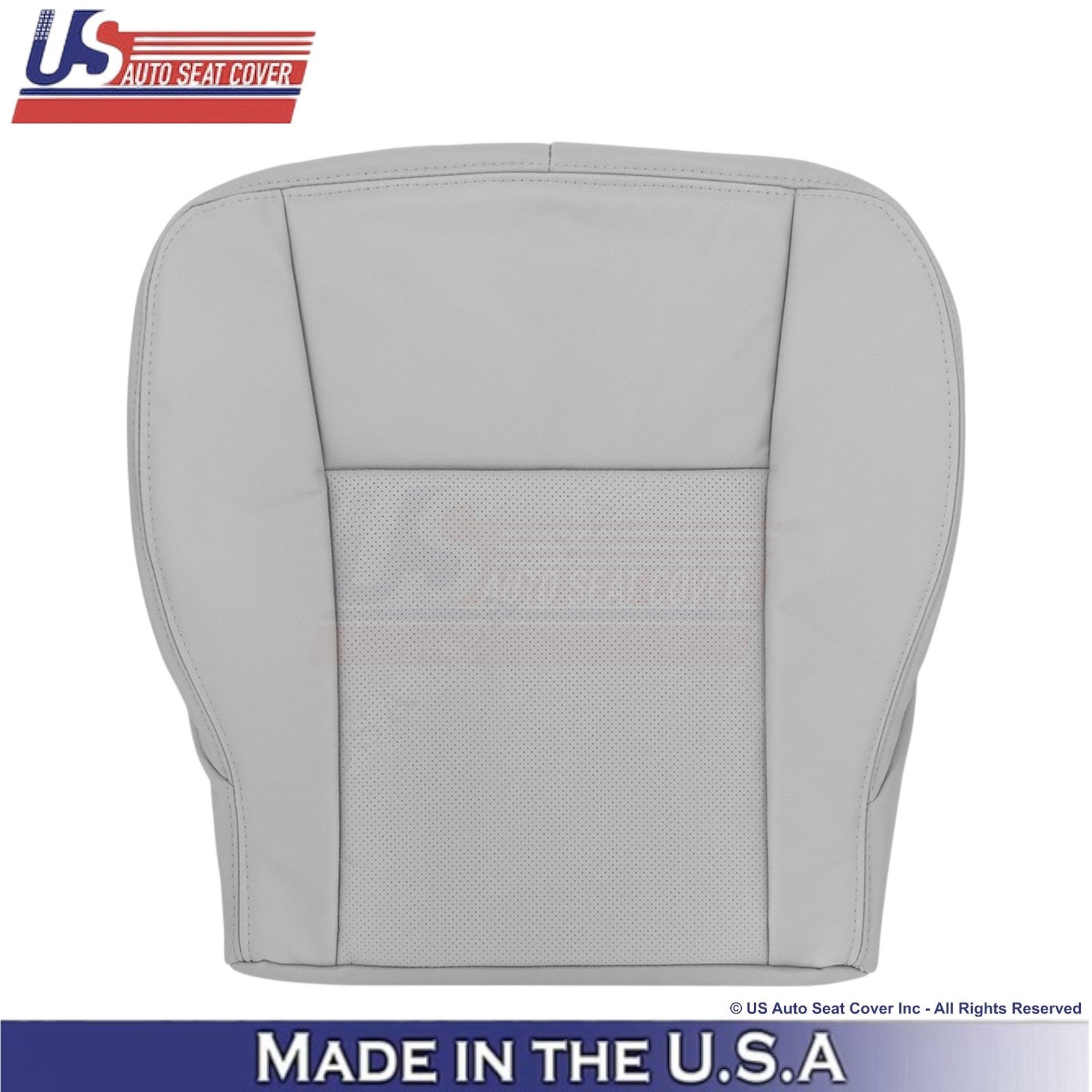2003-2007 For Cadillac CTS Leather Passenger Top/Bottom Replacement Covers Gray