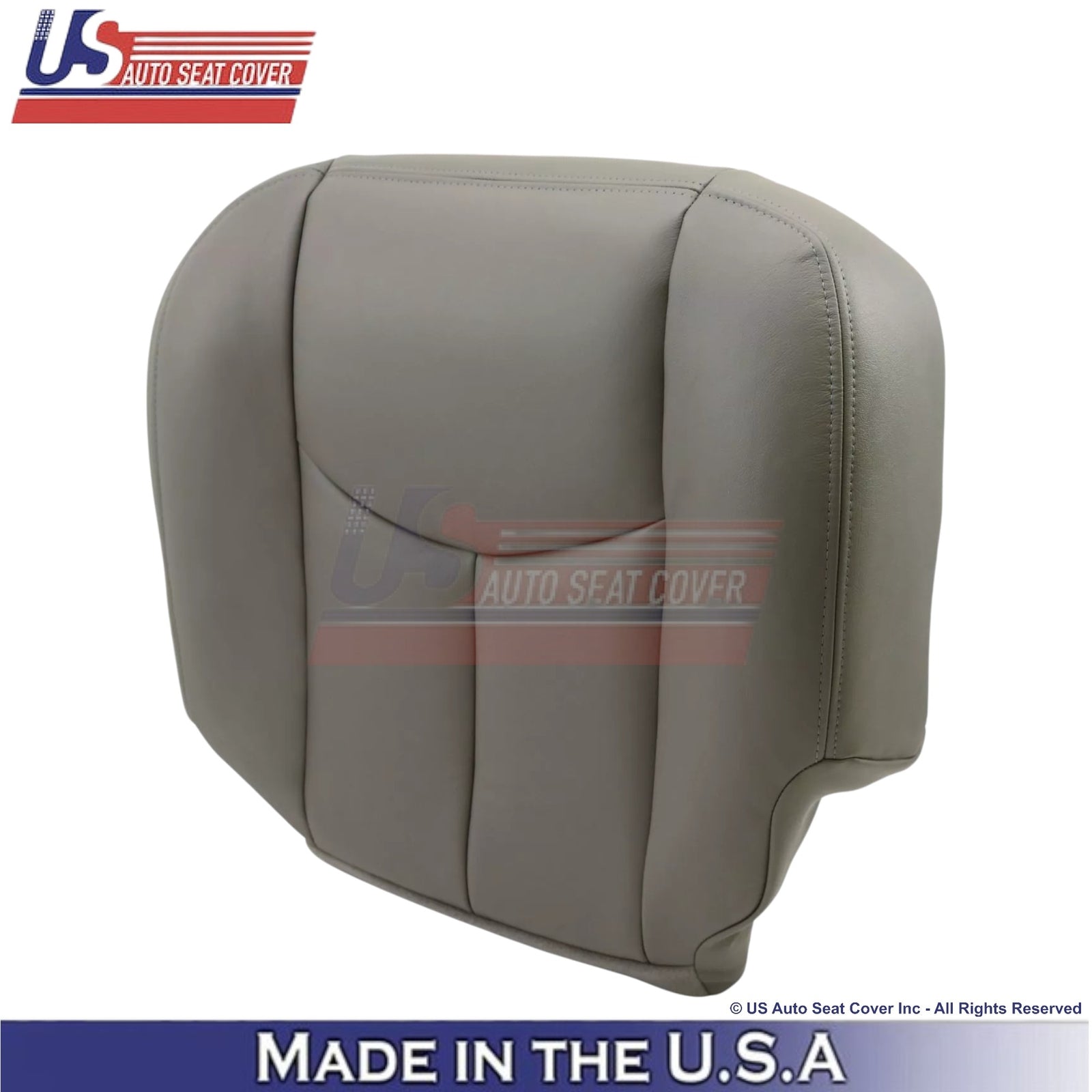 2003-2006 For Chevy Tahoe & Suburban Leatherette Driver Bottom Seat Cover Gray