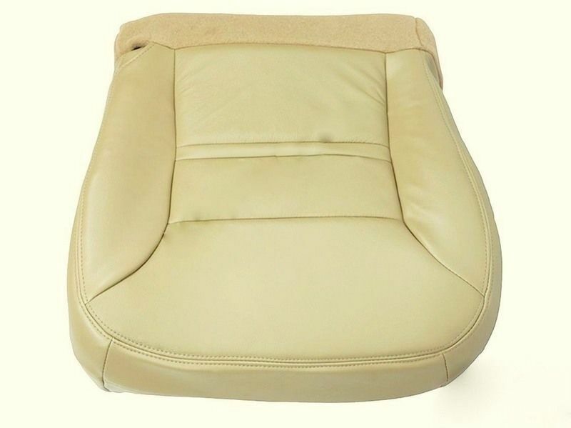 2000 2001 Ford Excursion Limited Driver Bottom Vinyl Seat Cover Tan