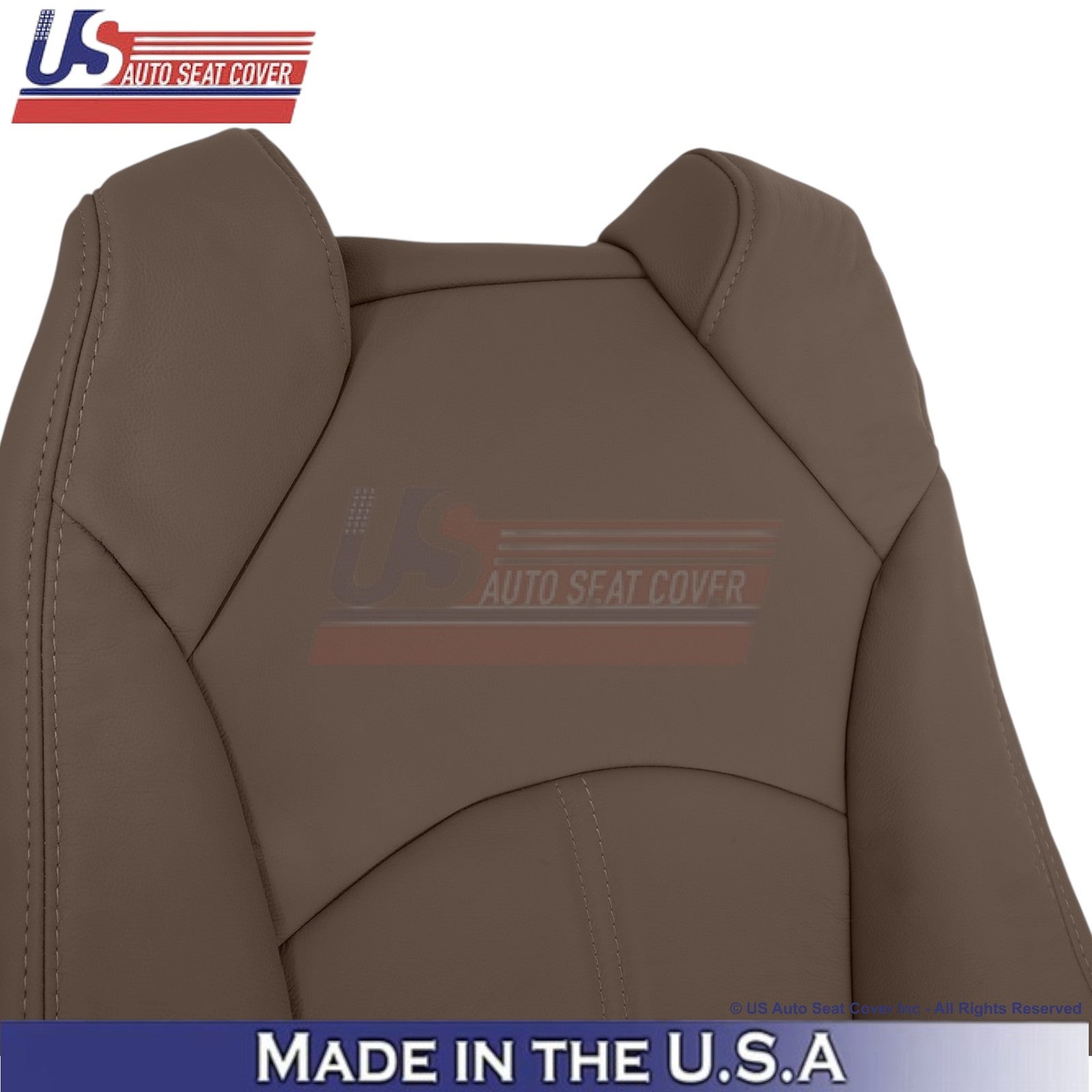 2013-2016 Fits GMC Acadia Leatherette Passenger Top Seat Cover Dark Cashmere
