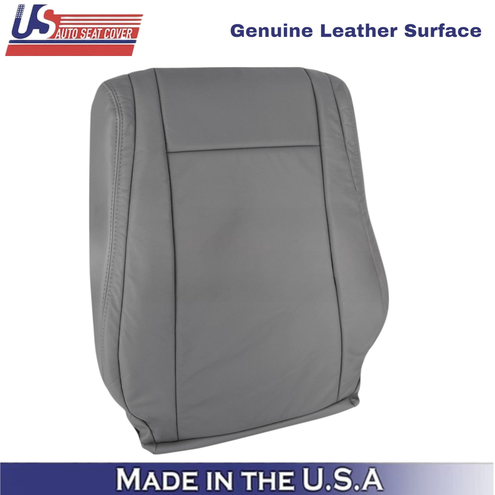 2007-2013 For Toyota Tundra Genuine Leather front Front Top Covers Graphite Gray