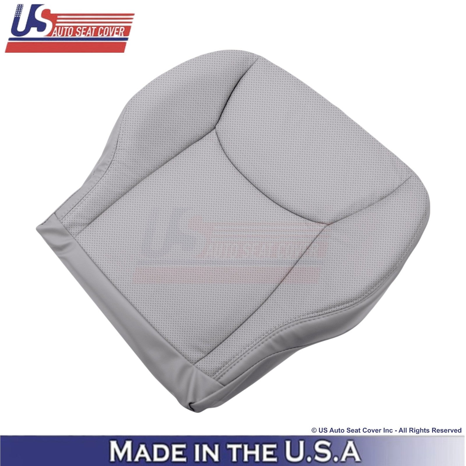 1999-2006 Fits Mercedes-Benz S-Class Leatherette Perf. Driver Bottom Cover Gray