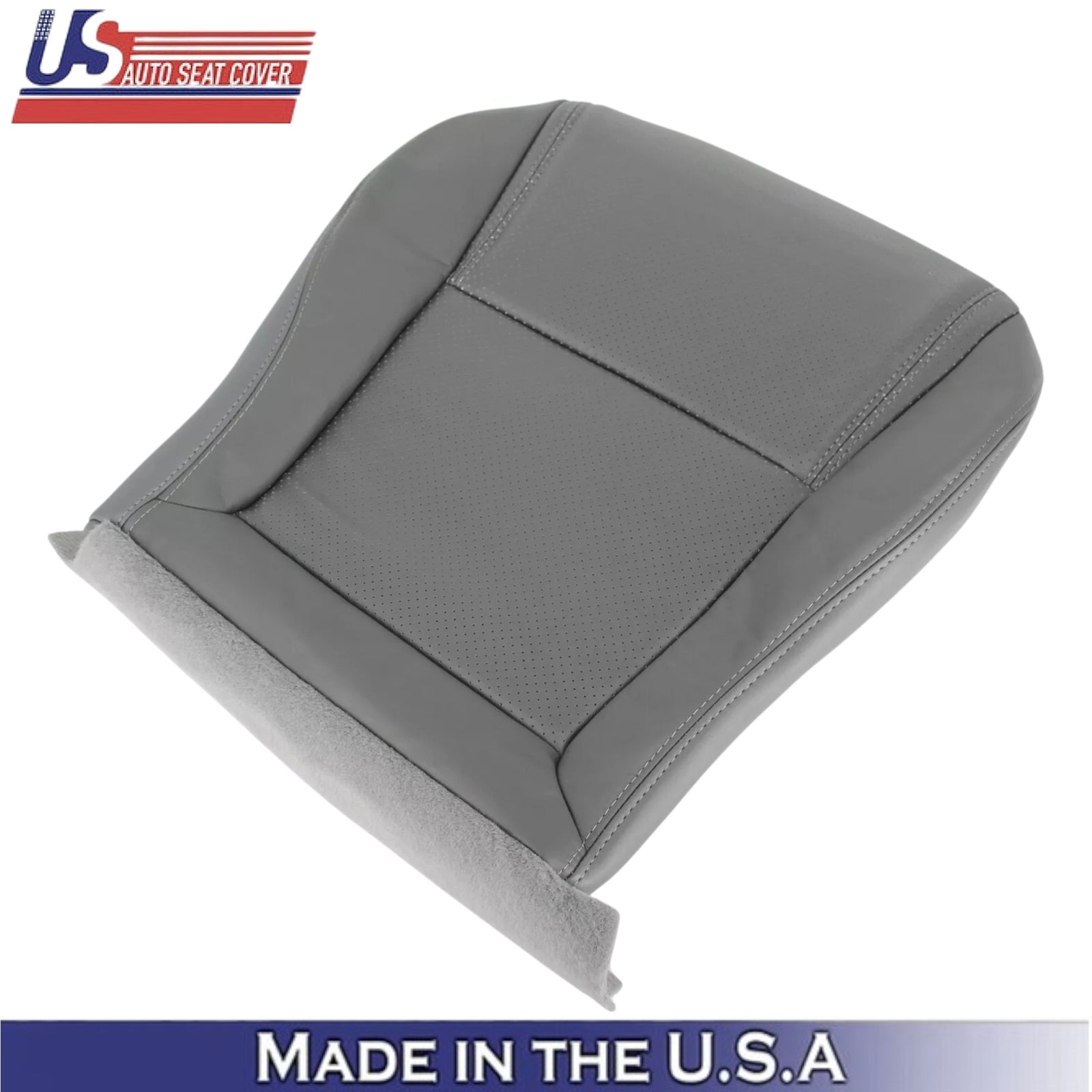 2003-2005 For Honda Pilot Leatherette Driver Bottom Seat Cover Olive Gray