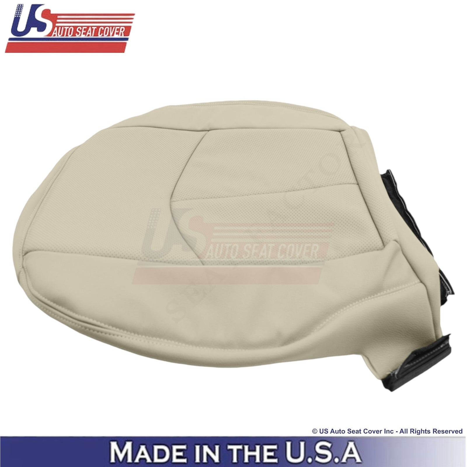 2002-2009 For Mercedes-Benz E-Class Leather Driver Bottom Seat Cover Beige