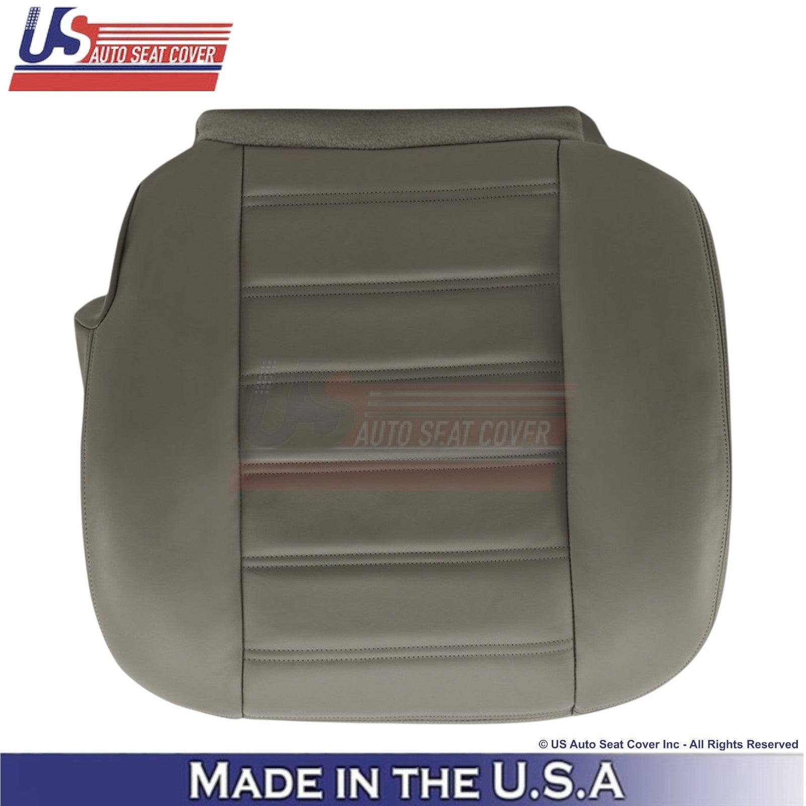 2003-2007 For Hummer H2 Genuine Leather Passenger Replacement Covers Wheat Gray
