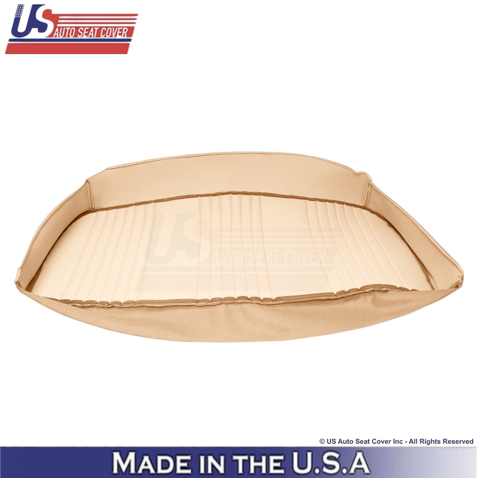 1987-1997 Fits Ford F150 Leatherette Bench Bottom Replacement Cover Medium Mocha