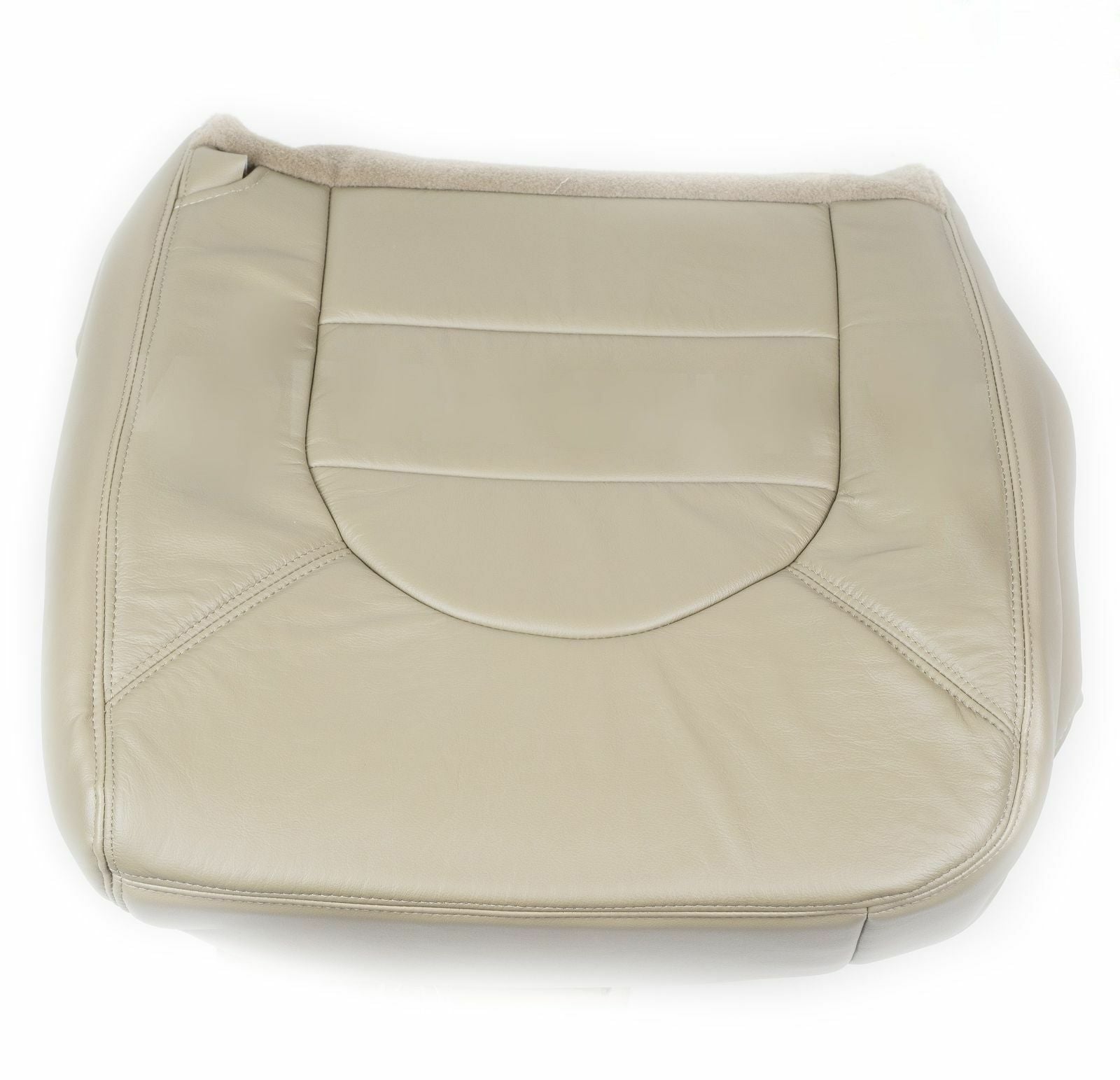 1999 Ford F250 4WD Lariat Driver and Passenger Bottom  Leather Seat Covers Tan