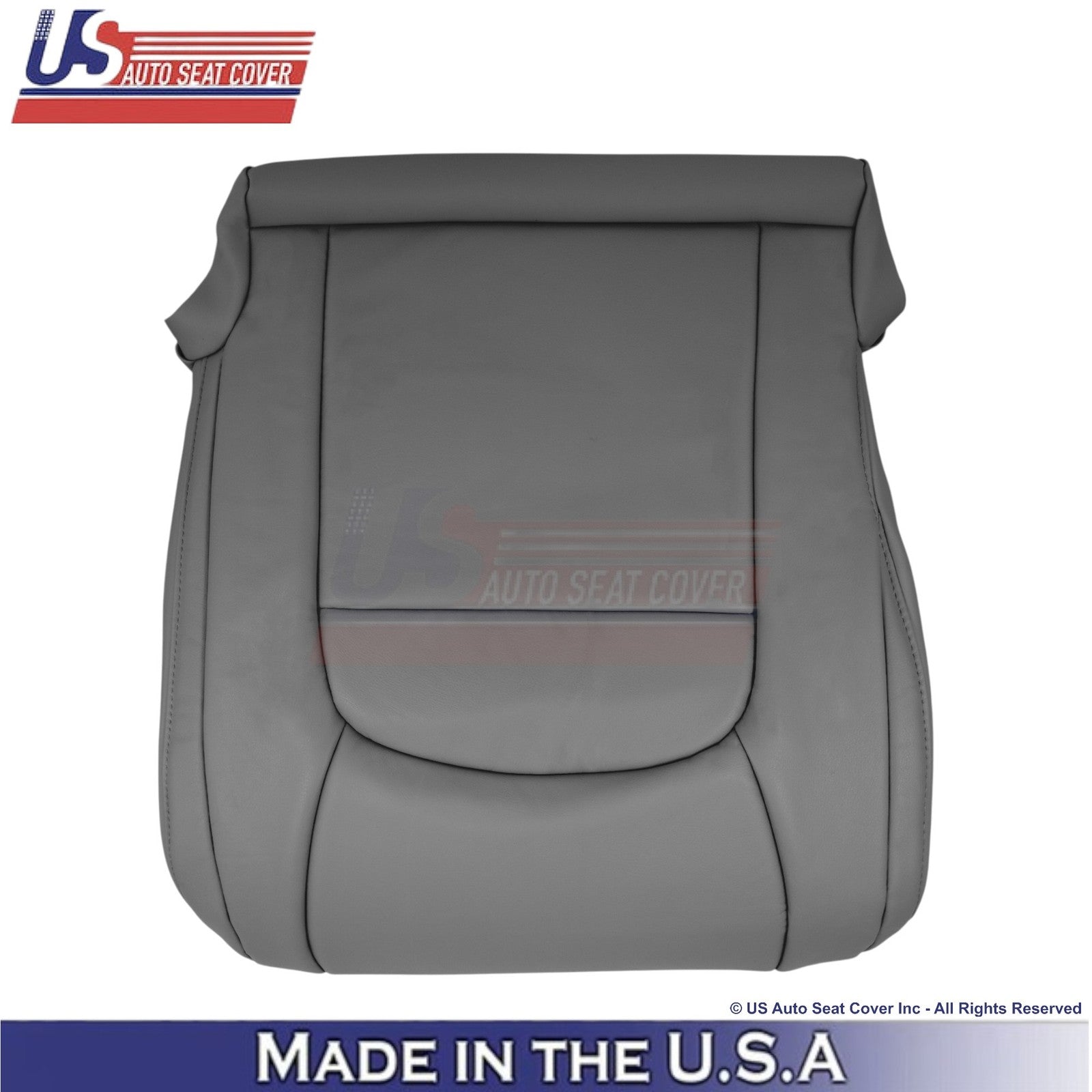 2008-2021 For Toyota Land Cruiser Leatherette Passenger Bottom Cover Dark Gray