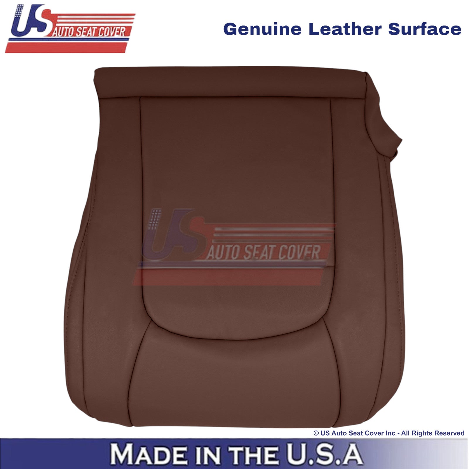 2008-2021 For Toyota Land Cruiser Genuine Leather Driver Bottom Cover Brown